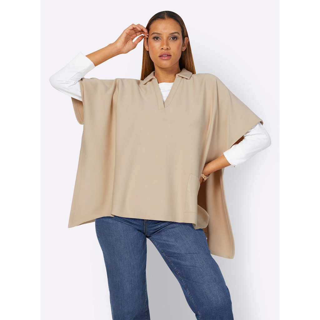 creation L Shirtjacke »Shirt-Poncho«, (1 tlg.)