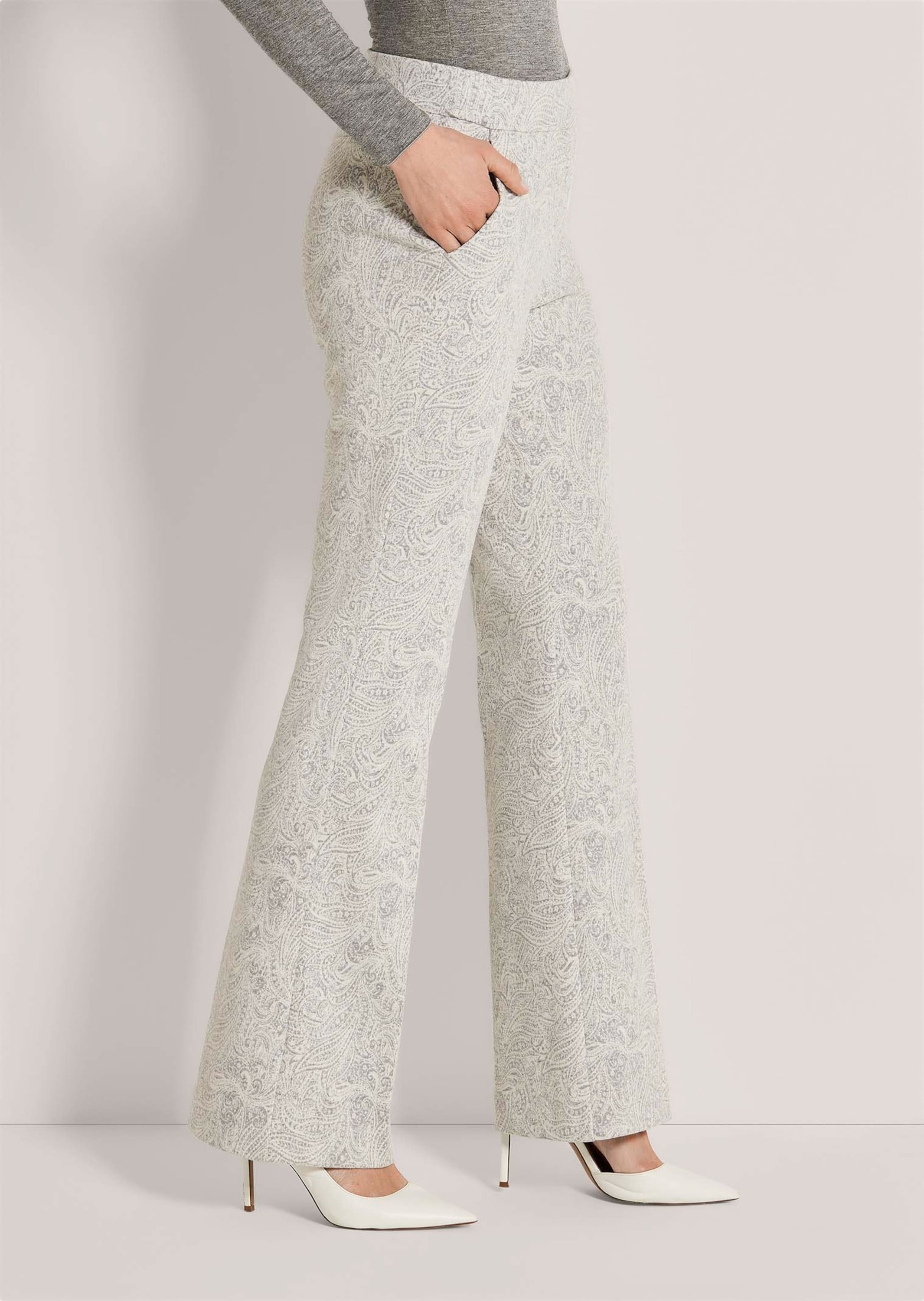 MADELEINE Jerseyhose »Hose Schmale Jerseyhose mit Paisley-Druck«