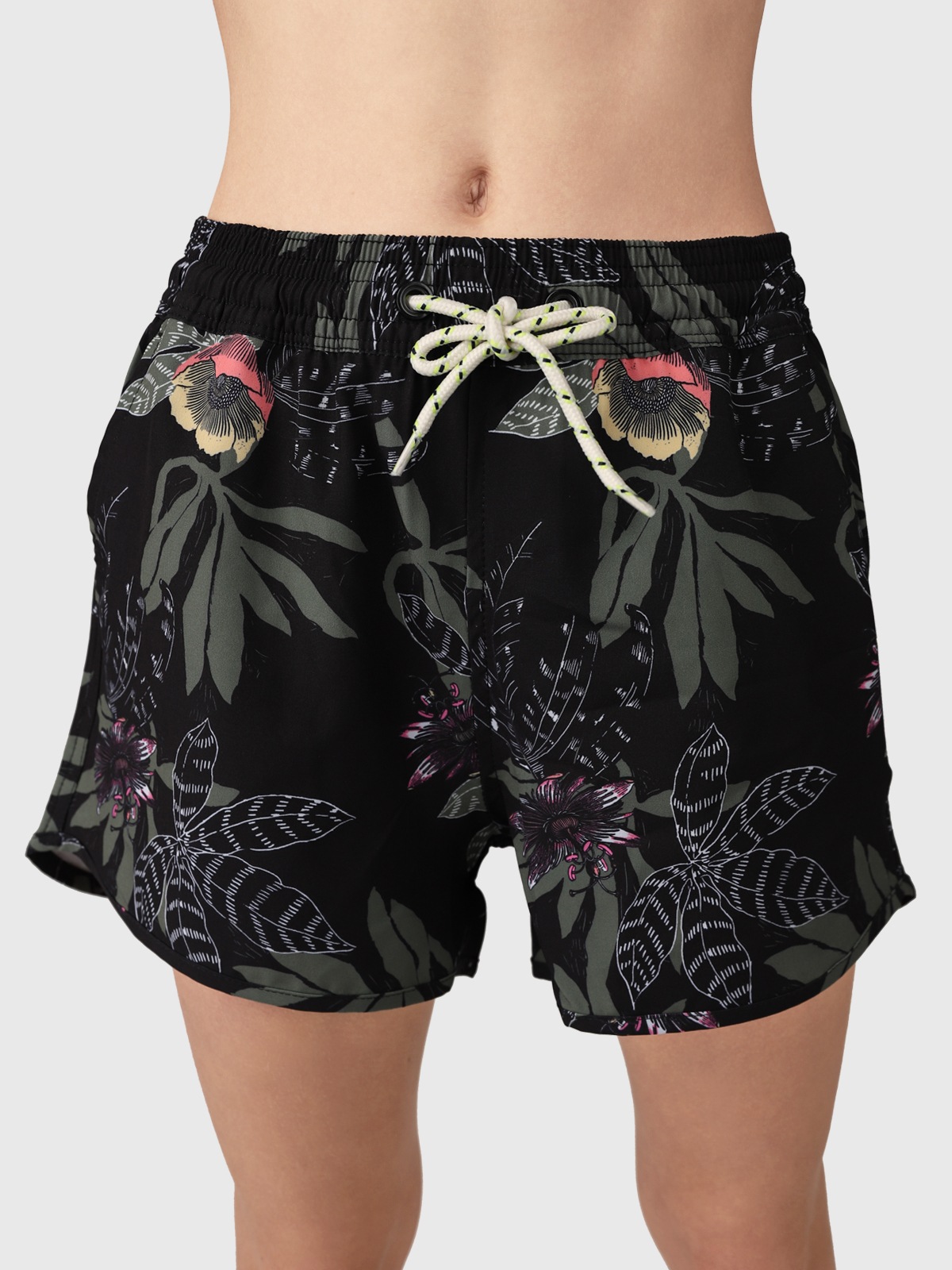 BRUNOTTI Mädchen Badeshorts "Turvino Girls Swimshort", schwarz, Gr. 140, Obermaterial: 91% Polyester, 9% Elasthan, Badehosen, für Jugendliche,