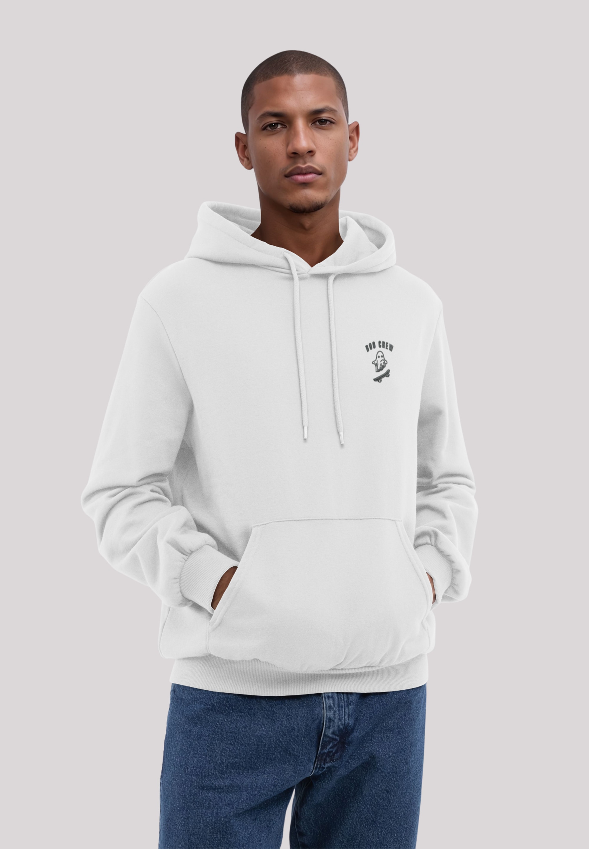 F4NT4STIC Kapuzenpullover "Halloween Boo Crew Ghost Bestickt", Premium Qual günstig online kaufen