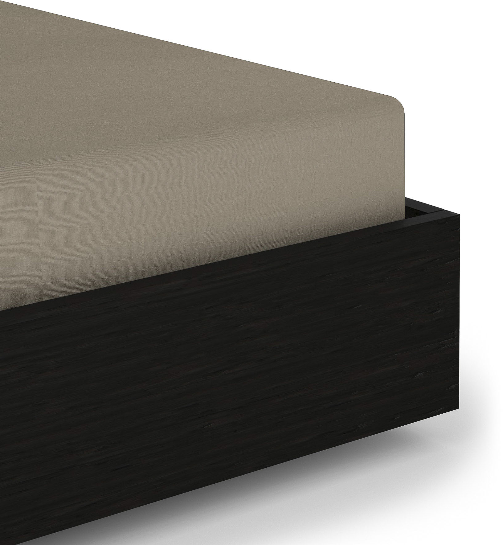 Heckett & Lane Spannbettlaken "Elementi" Laken aus 100% Baumwolle, hochwertiges Mako-Satin, Betttuch ab 90x200