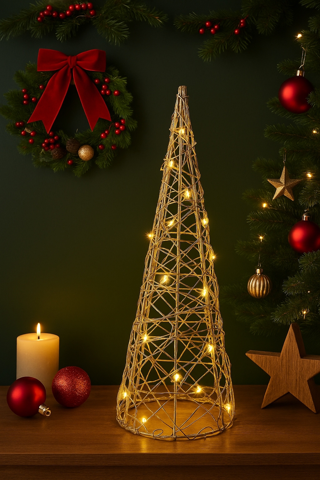 I.GE.A. LED-Dekofigur »LED-Pyramide«