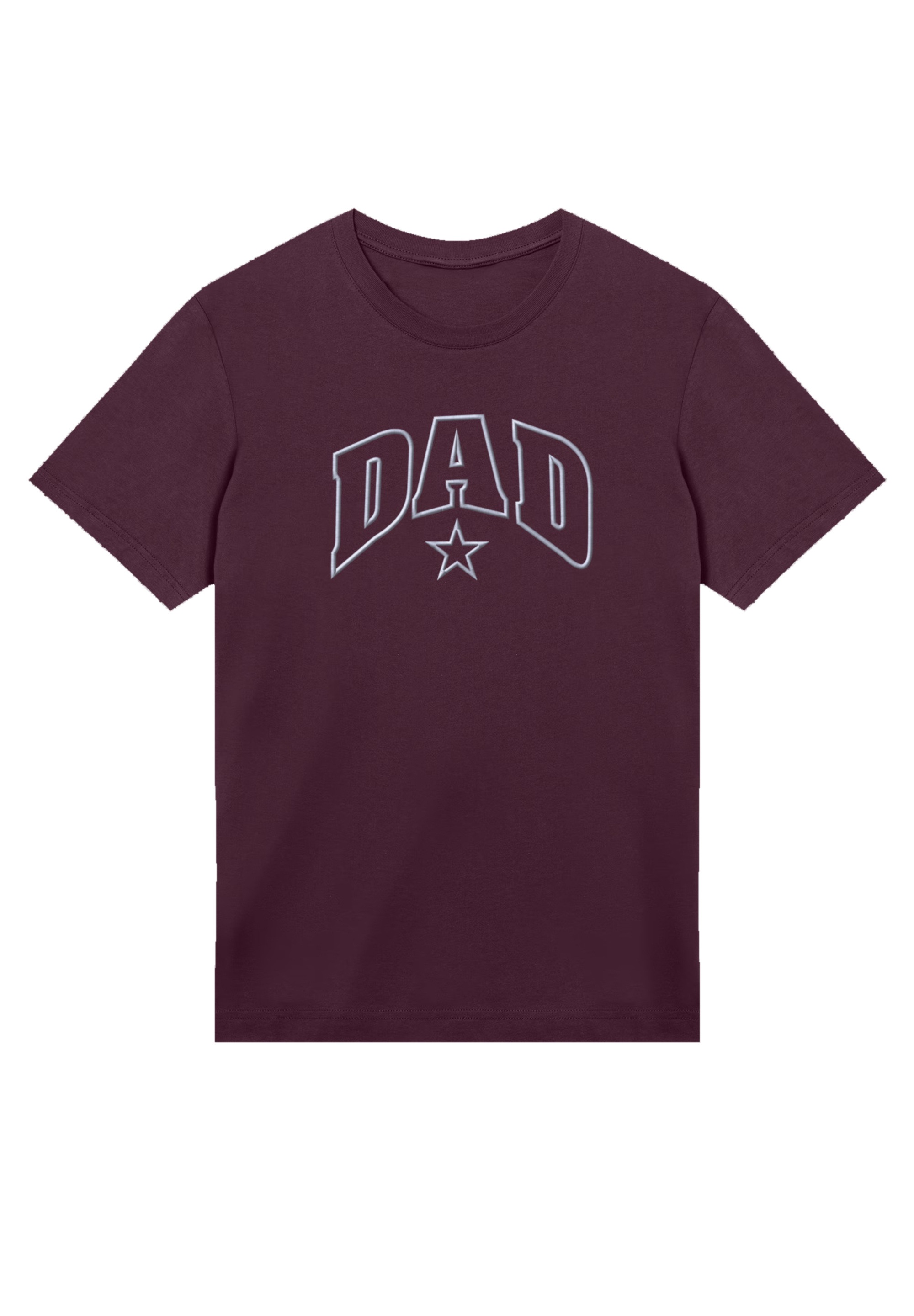 F4NT4STIC T-Shirt »Dad Stern Vatertag College Style Bestickt«, Premium Qualität, Stickerei