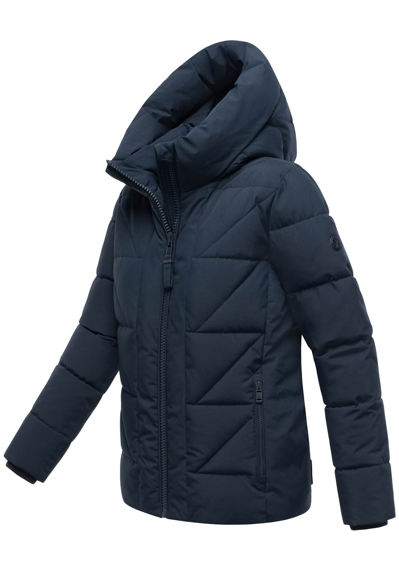 Marikoo Winterjacke »Kuschelnasee«, mit extra hohem Kragen und warmem Fleecefutter