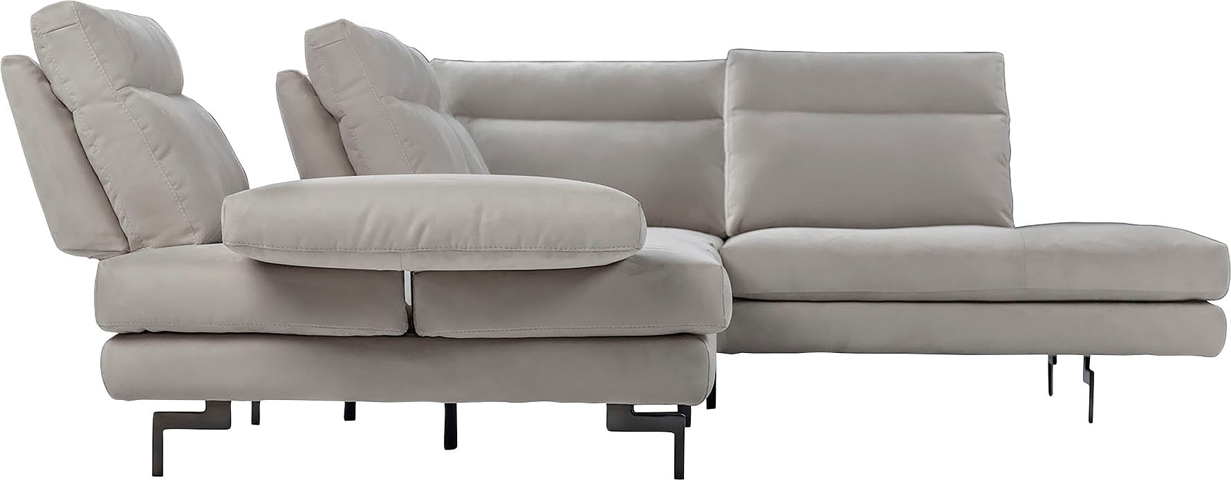 CALIA ITALIA Ecksofa "Toby Wing, L-Form, Designsofa mit sensationellem Sitz günstig online kaufen