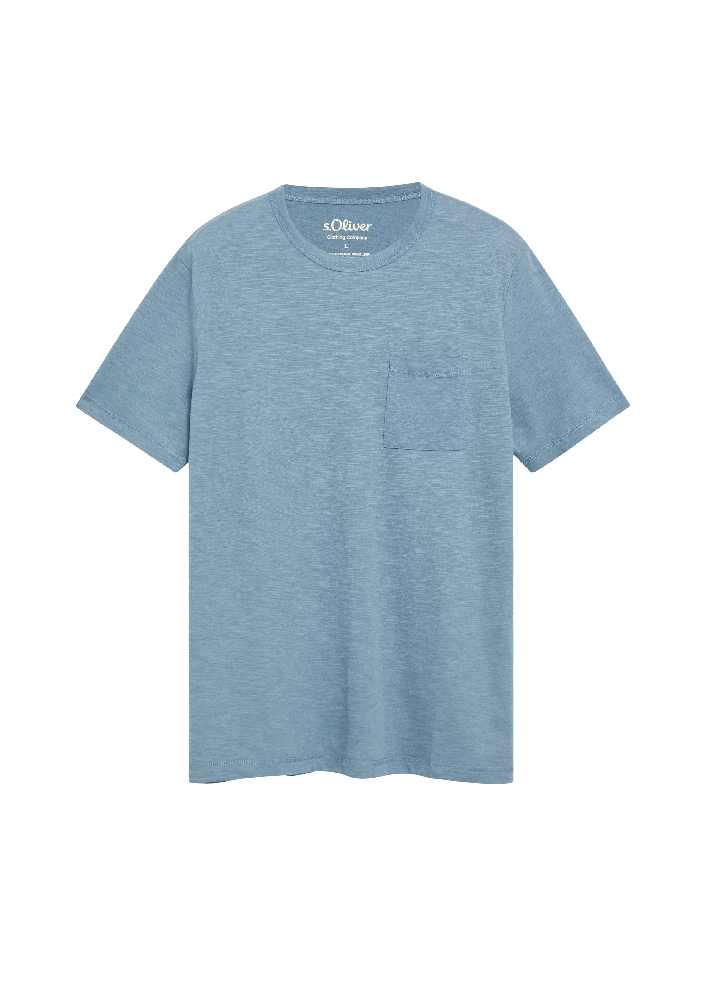 s.Oliver Kurzarmshirt Sommershirt - meliert