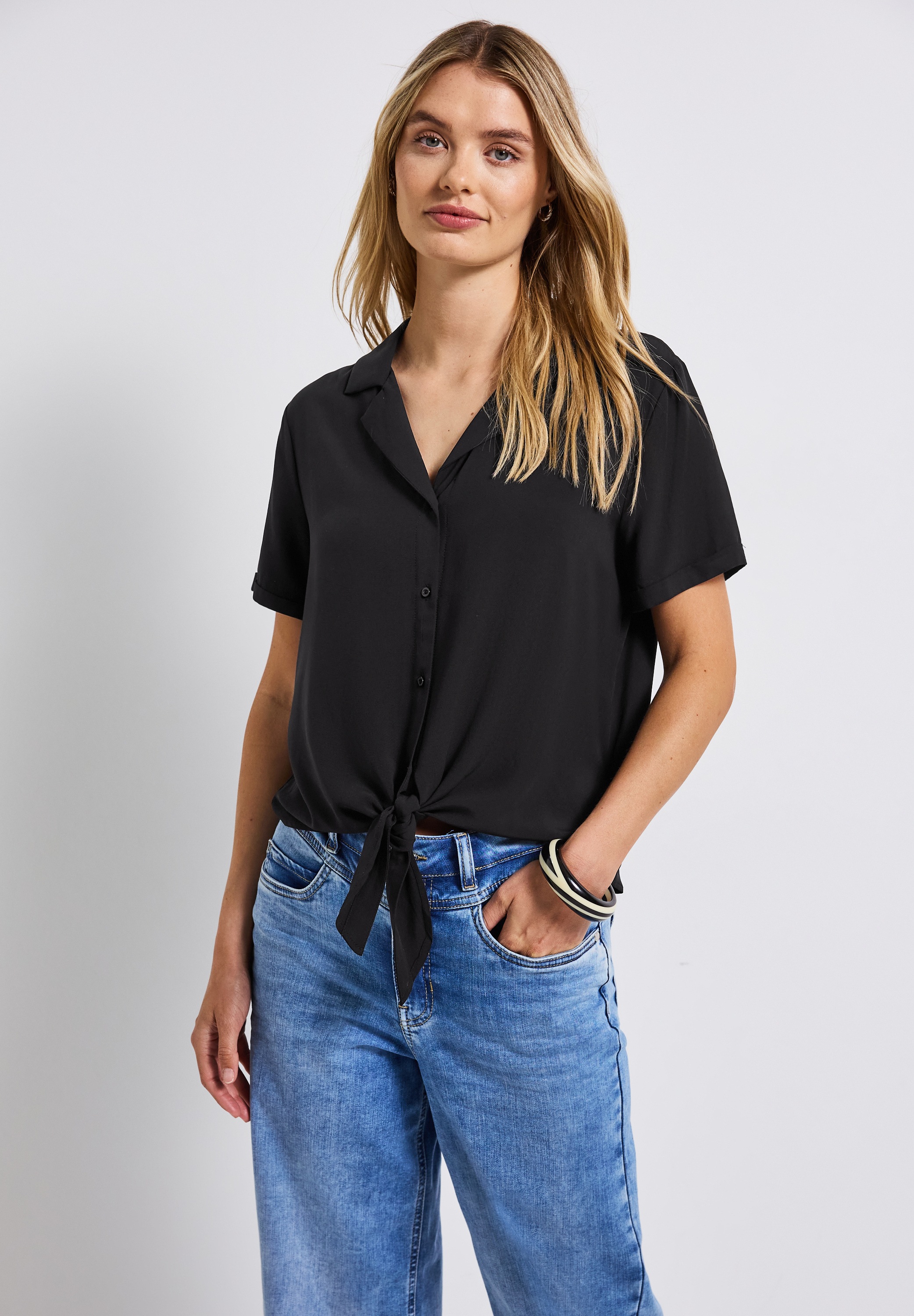STREET ONE Hemdbluse, Feel Good Fit günstig online kaufen