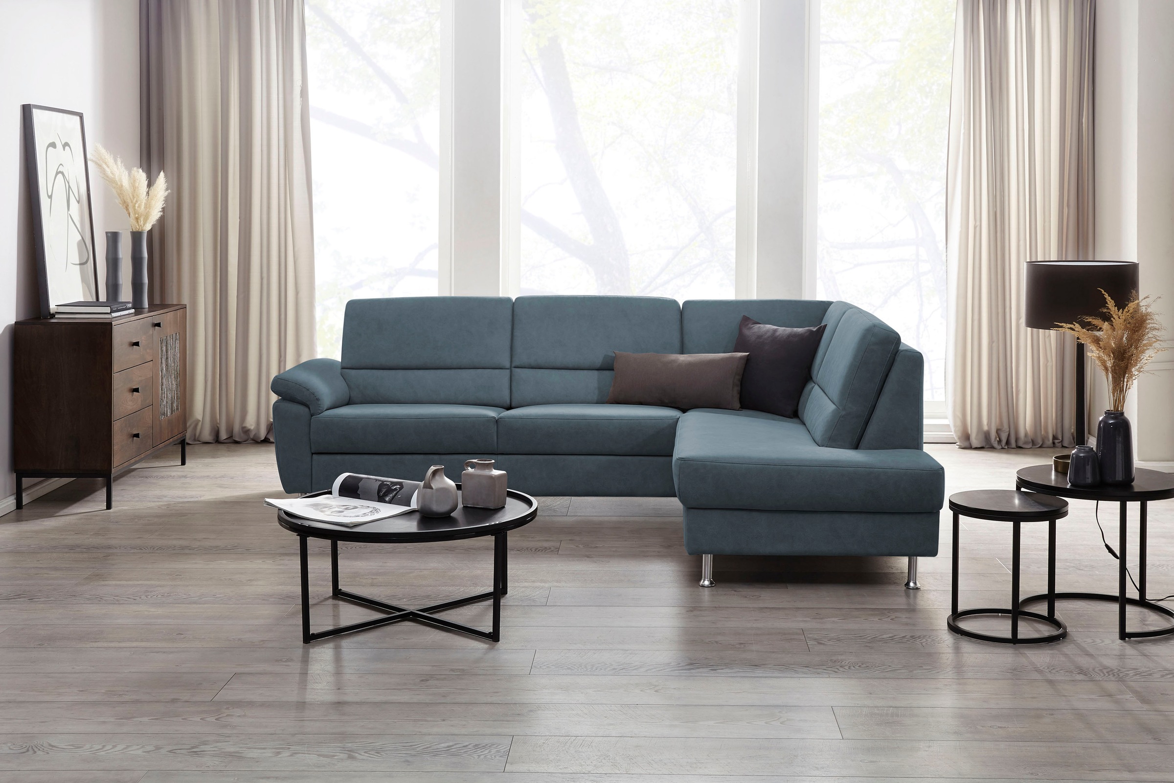 CALIZZA INTERIORS Ecksofa "Onyx L-Form", Ottomane links oder rechts, wahlwe günstig online kaufen