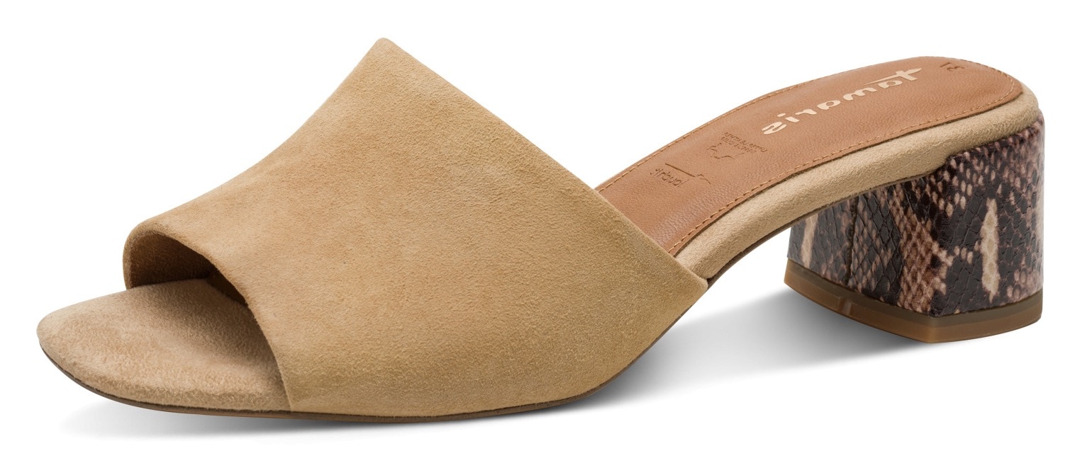 Tamaris Pantolette Blockabsatz, Businessschuh, Abendschuh mit Touch it-Auss günstig online kaufen