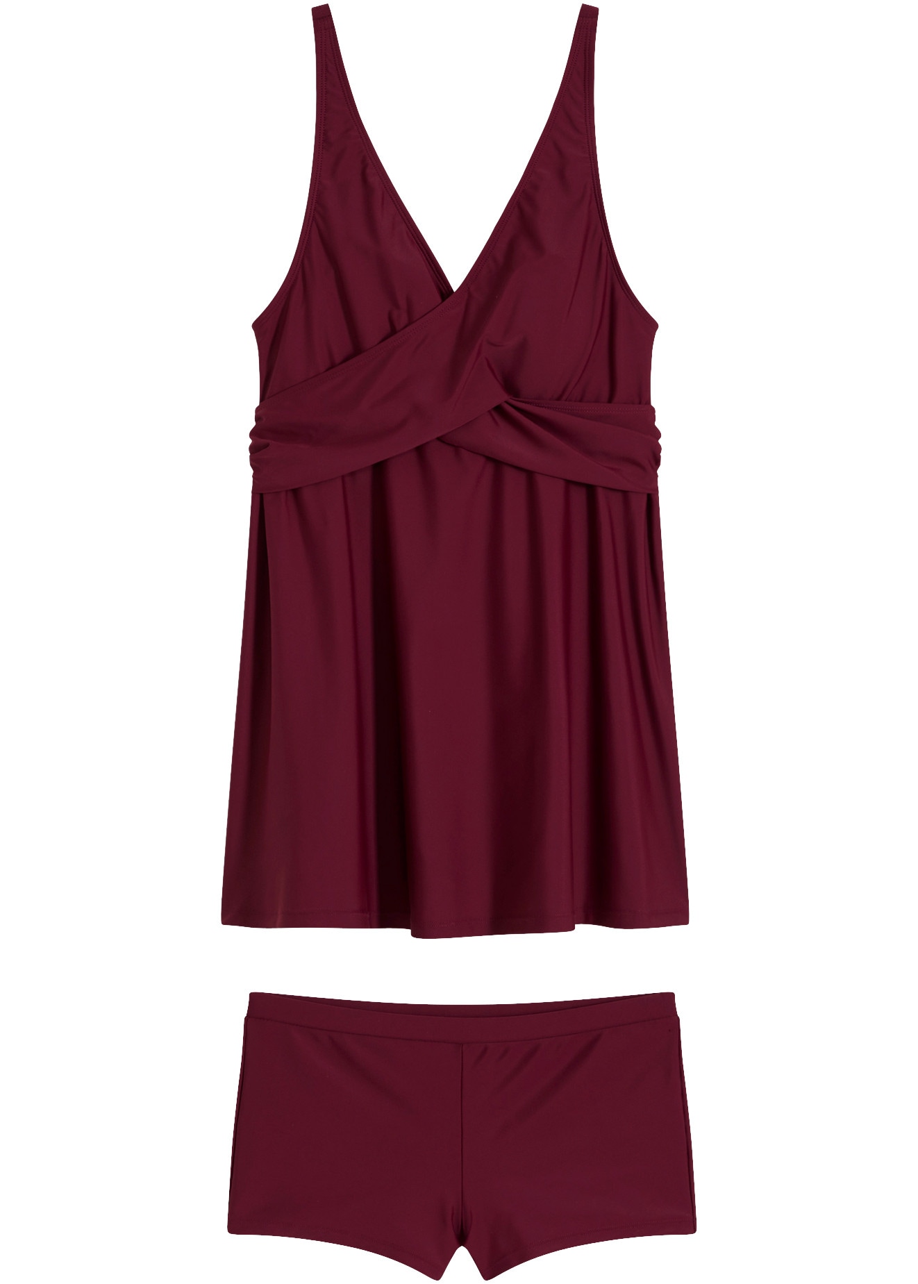 bonprix Tankini Set,  elegante Wickel-Optik, sportlicher Stil, Tankini-Set