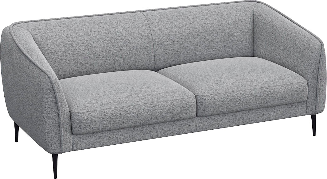 FLEXLUX 2,5-Sitzer »Belle Designsofa, Couch, bequem durch Kaltschaum im Sitz«, Skandinavisches Design, In hochwertiger Verarbeitung