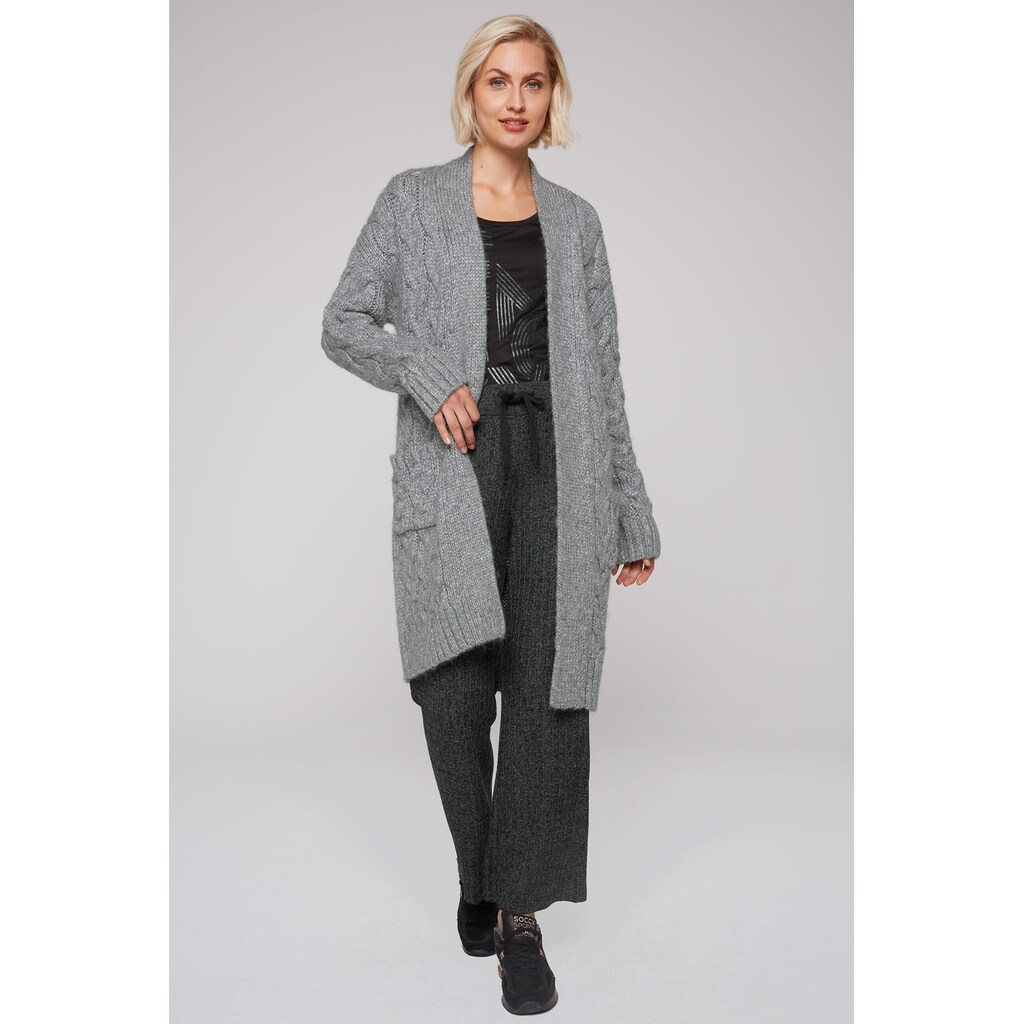 SOCCX Longstrickjacke