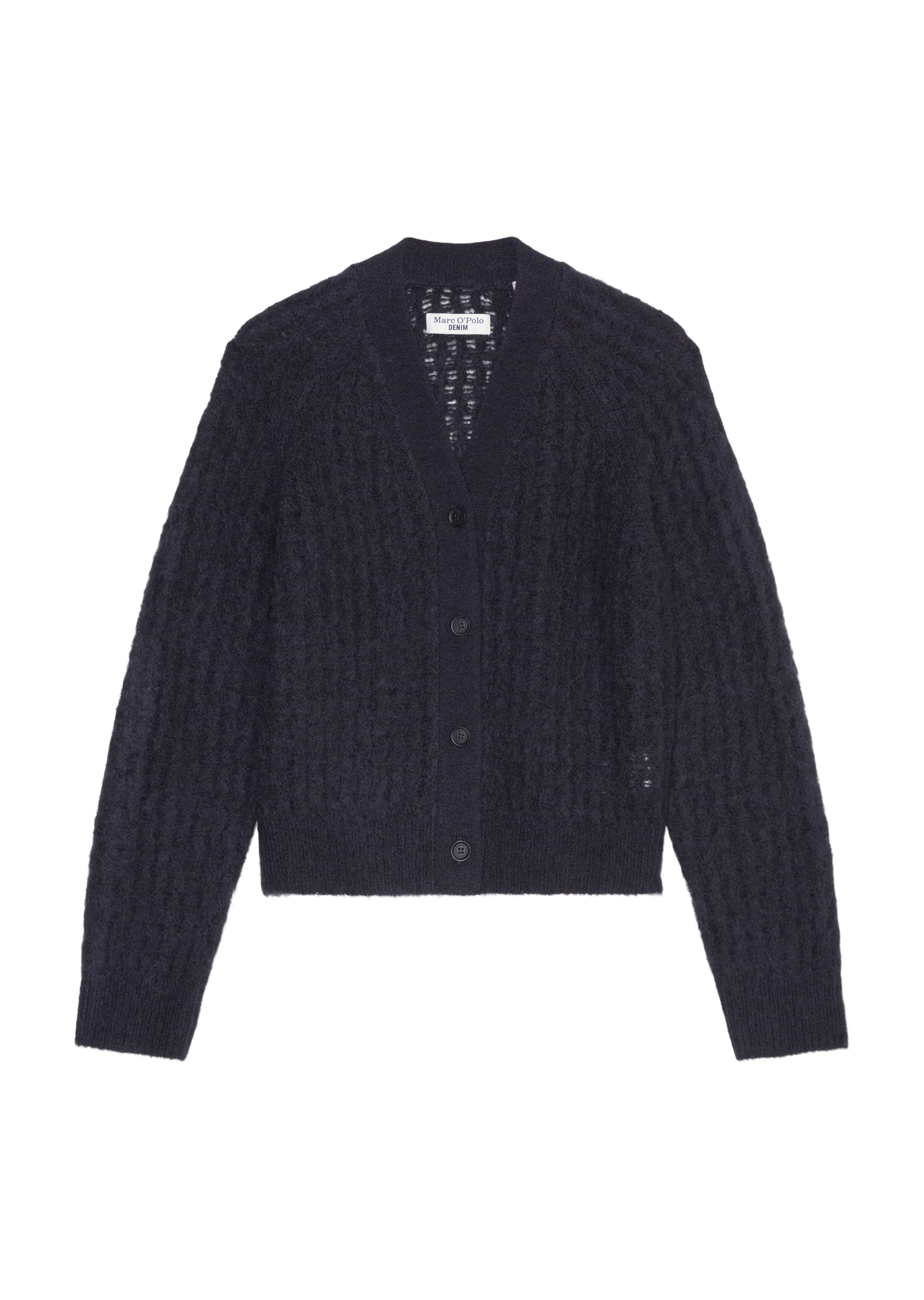 Marc O'Polo DENIM Cardigan »aus gebürstetem Schurwolle-Mohair-Mix«