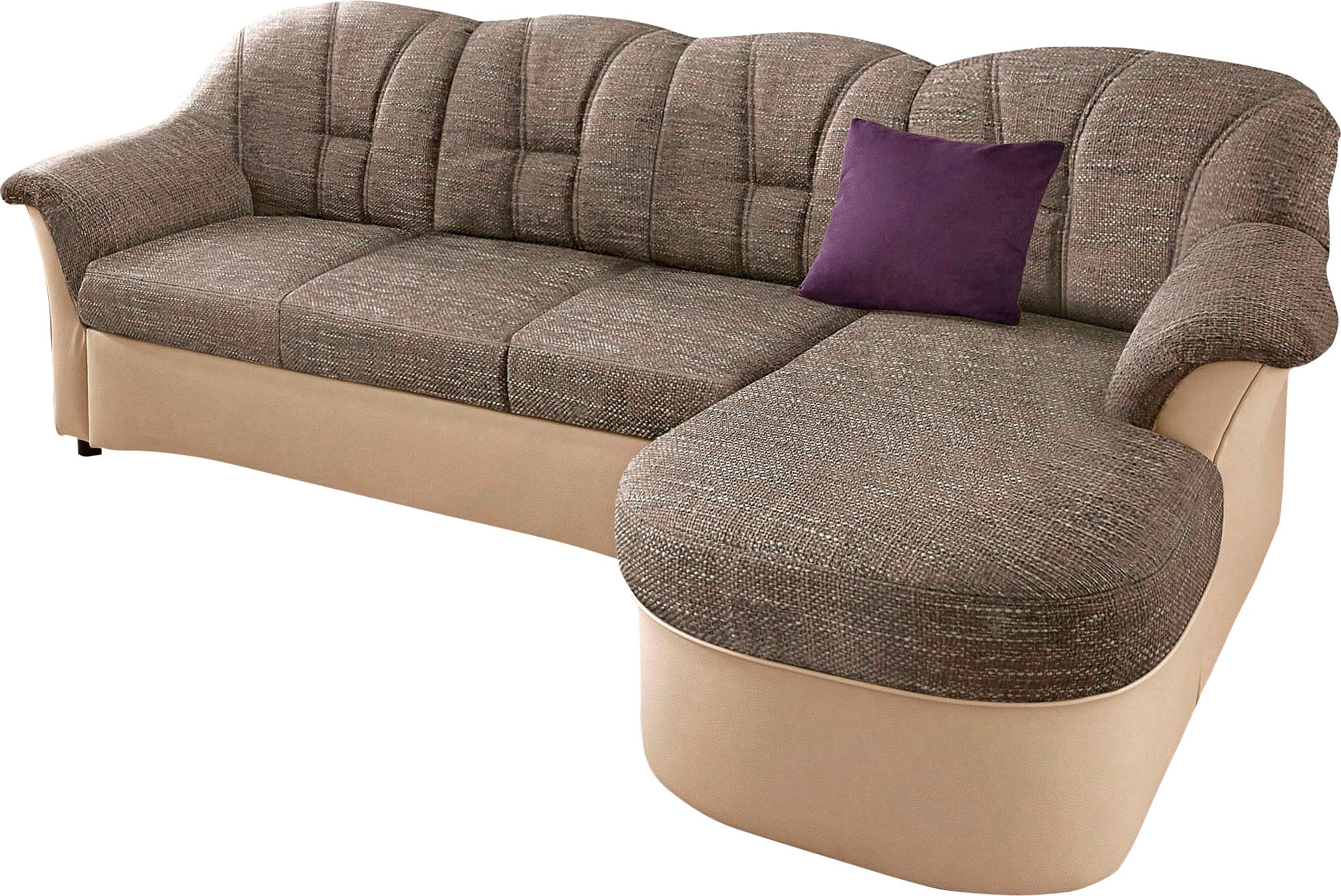 DOMO collection Ecksofa "Flores Schlafsofa, B/T/H: 233/142/86 cm, L-Form", günstig online kaufen