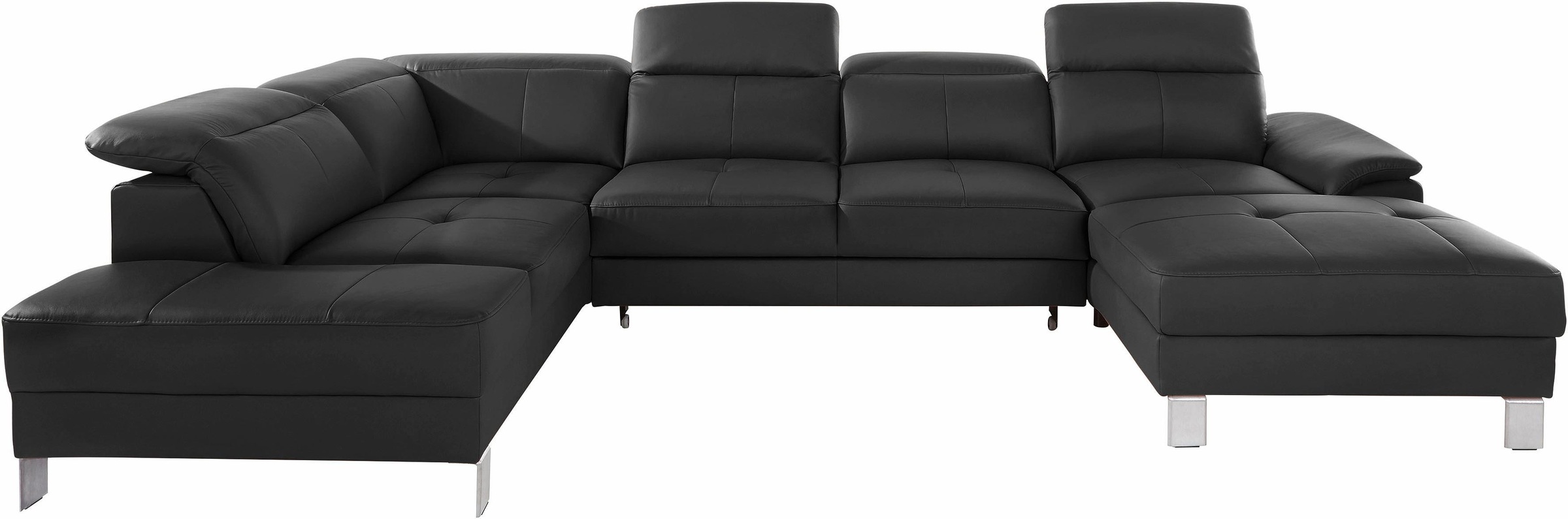 exxpo - sofa fashion Sofa »Mantua 2 U-Form« ir Kopf- ilgio ...