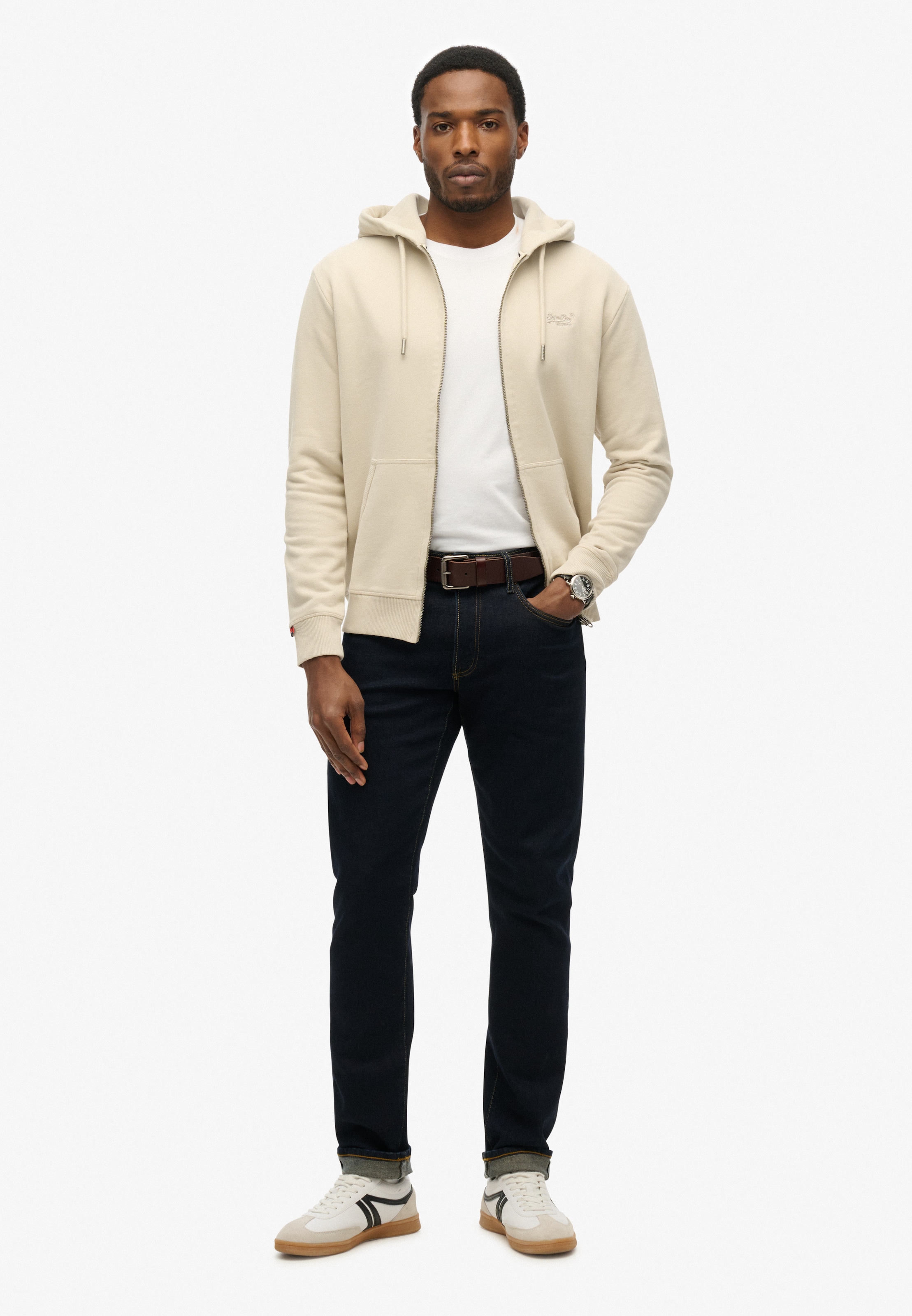 Superdry Kapuzensweatjacke »ESSENTIAL LOGO ZIP HOODIE HB«