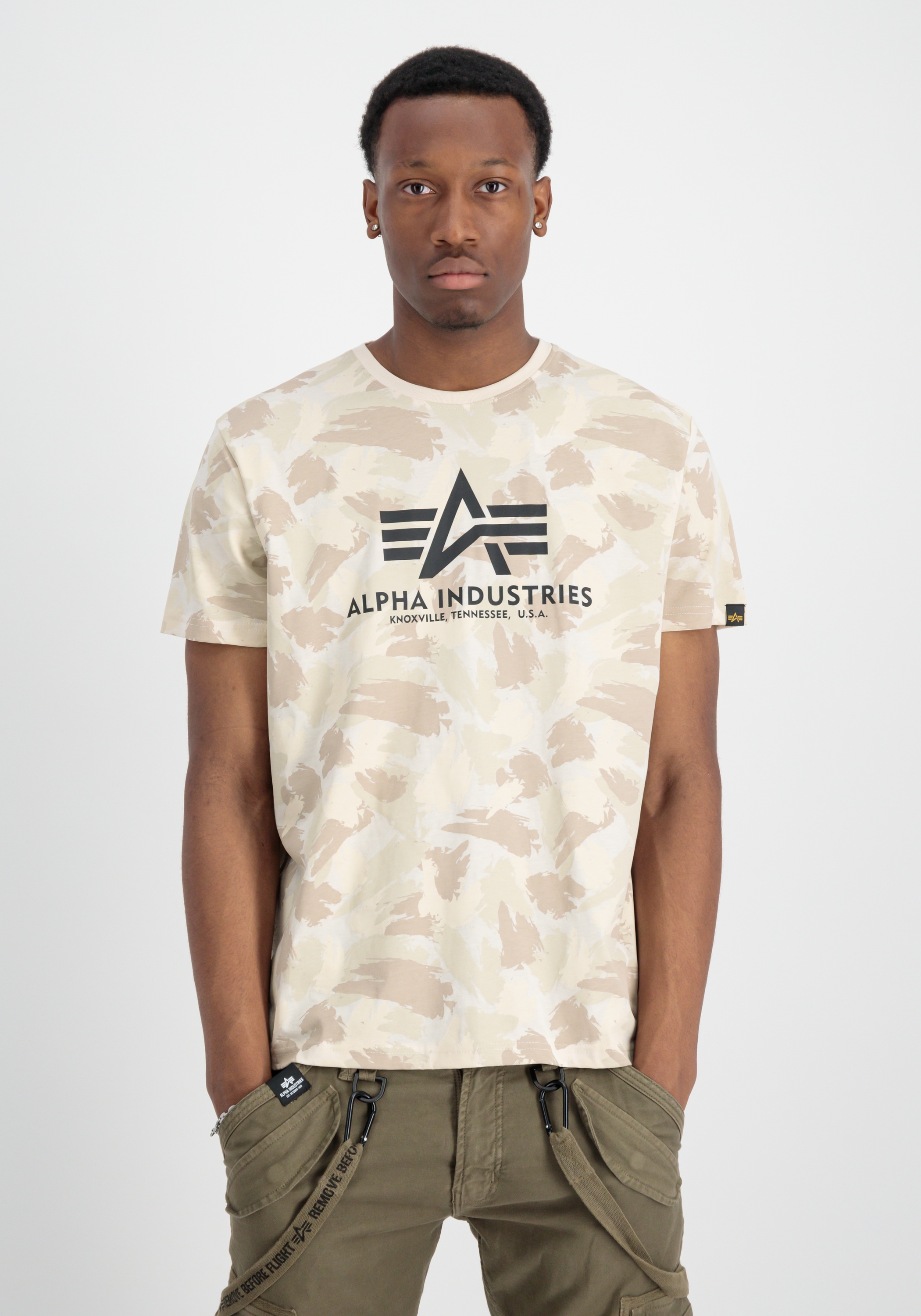 Alpha Basic T-Shirts Industries BAUR T-Shirt Men »Alpha ▷ T-Shirt Camo« für - | Industries