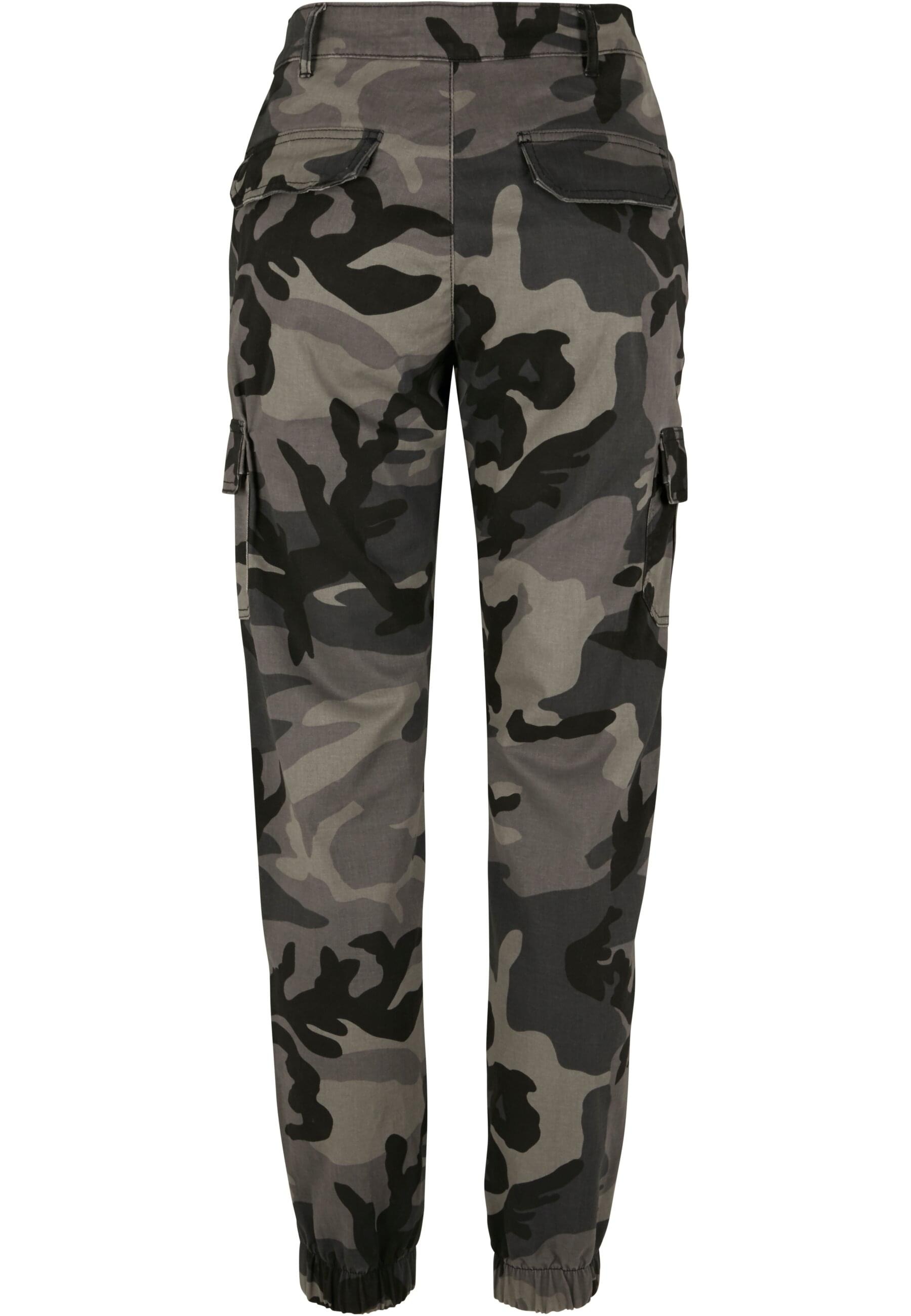 Urban Classics Ladies Hosen HIGH WAIST CAMO CARGO günstig online kaufen