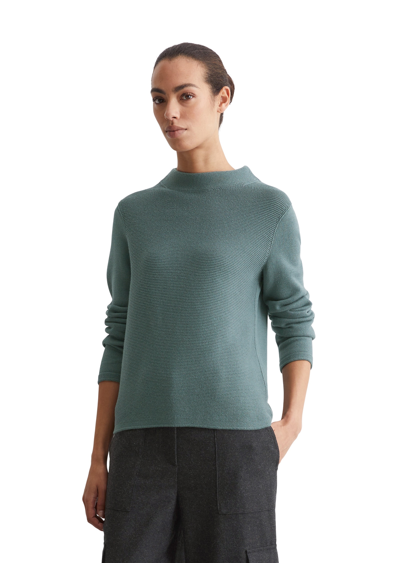 Marc O'Polo Stehkragenpullover »aus Organic Cotton«