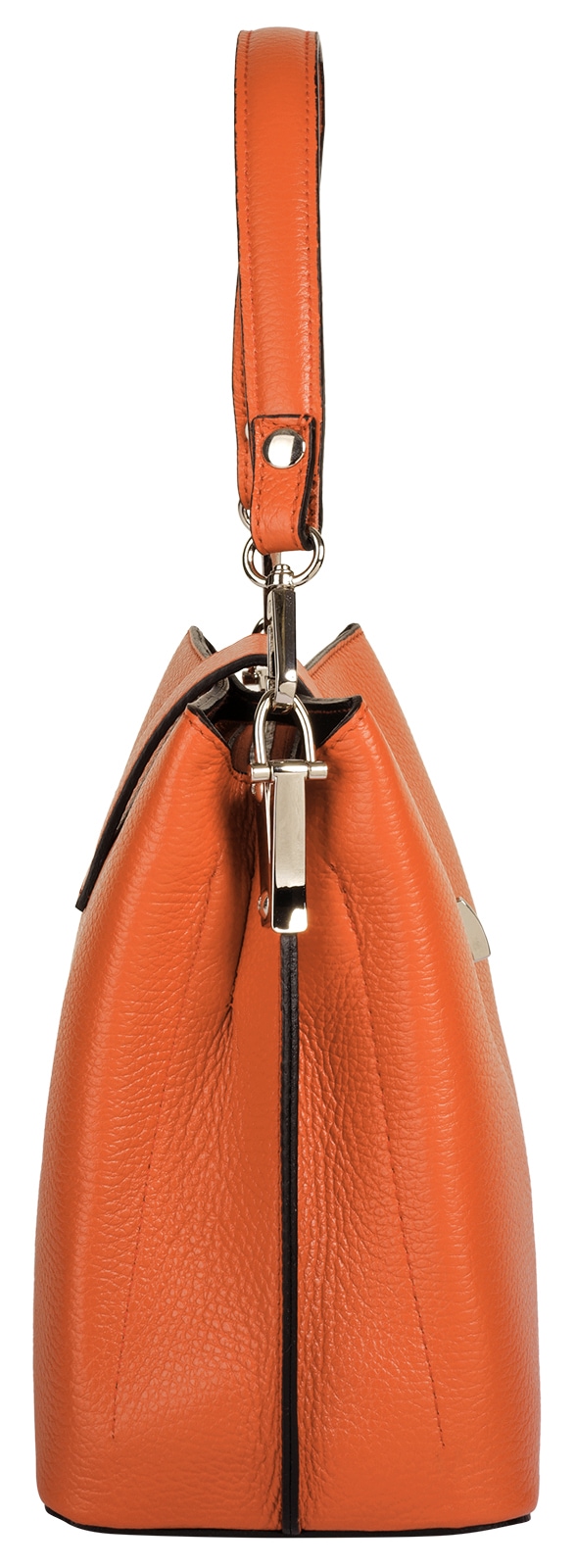 Cluty Umhängetasche, echt Leder, Made in Italy