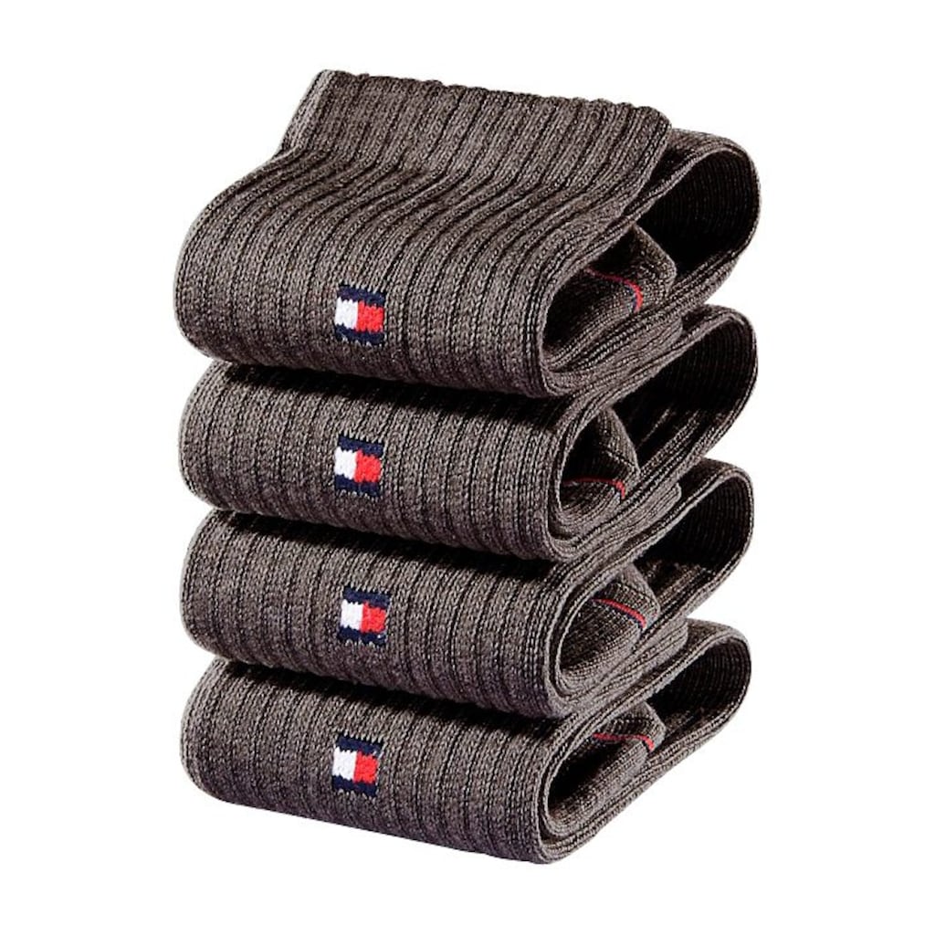 Tommy Hilfiger Socken, (4 Paar), mit Fußfrottee