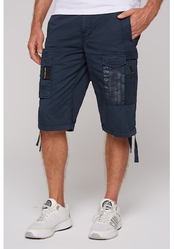 Cargoshorts, mit Bindeband am Saum