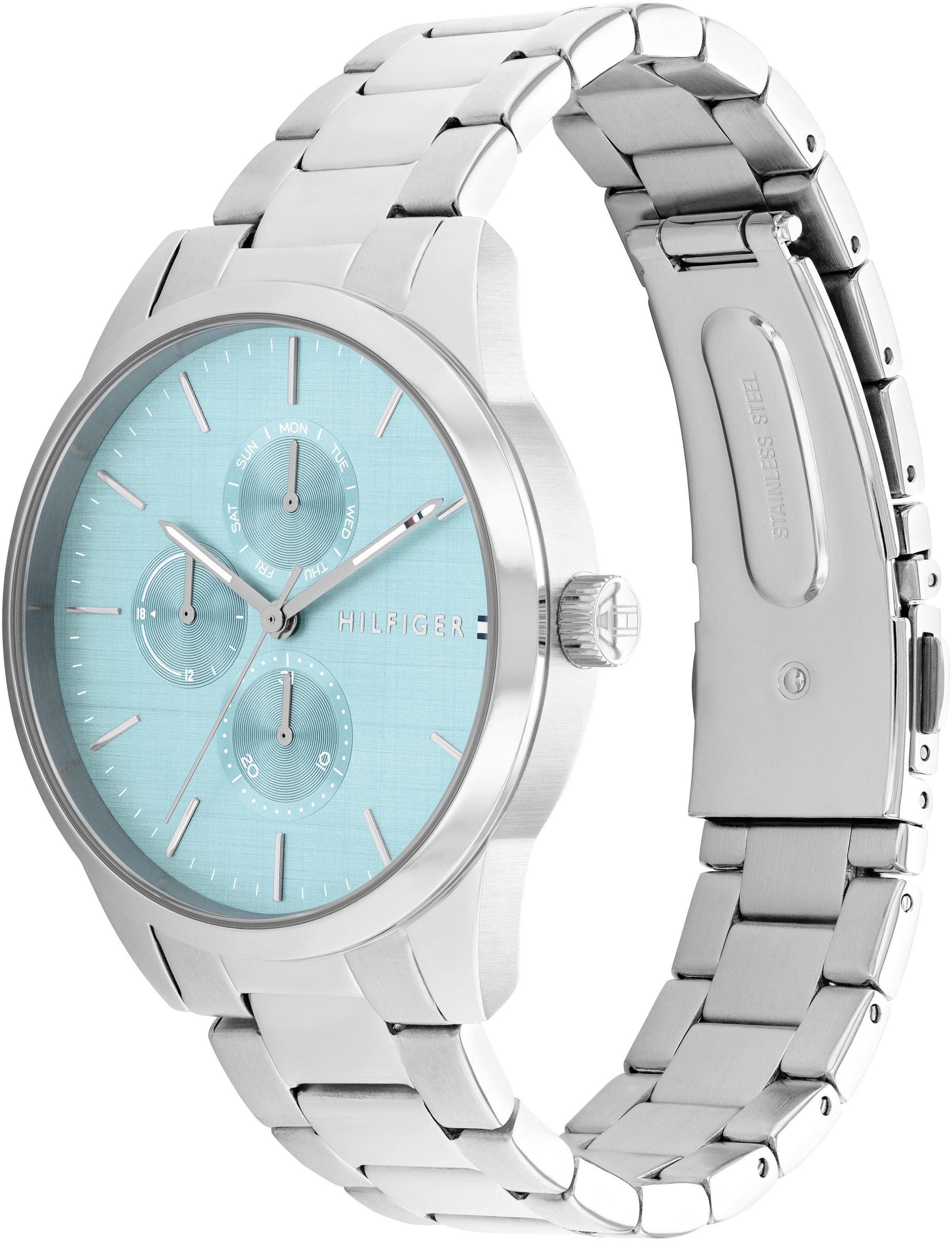 Tommy Hilfiger Multifunktionsuhr »CAMILLE« Quarzuhr, Armbanduhr, Damenuhr, Edelstahlarmband, analog