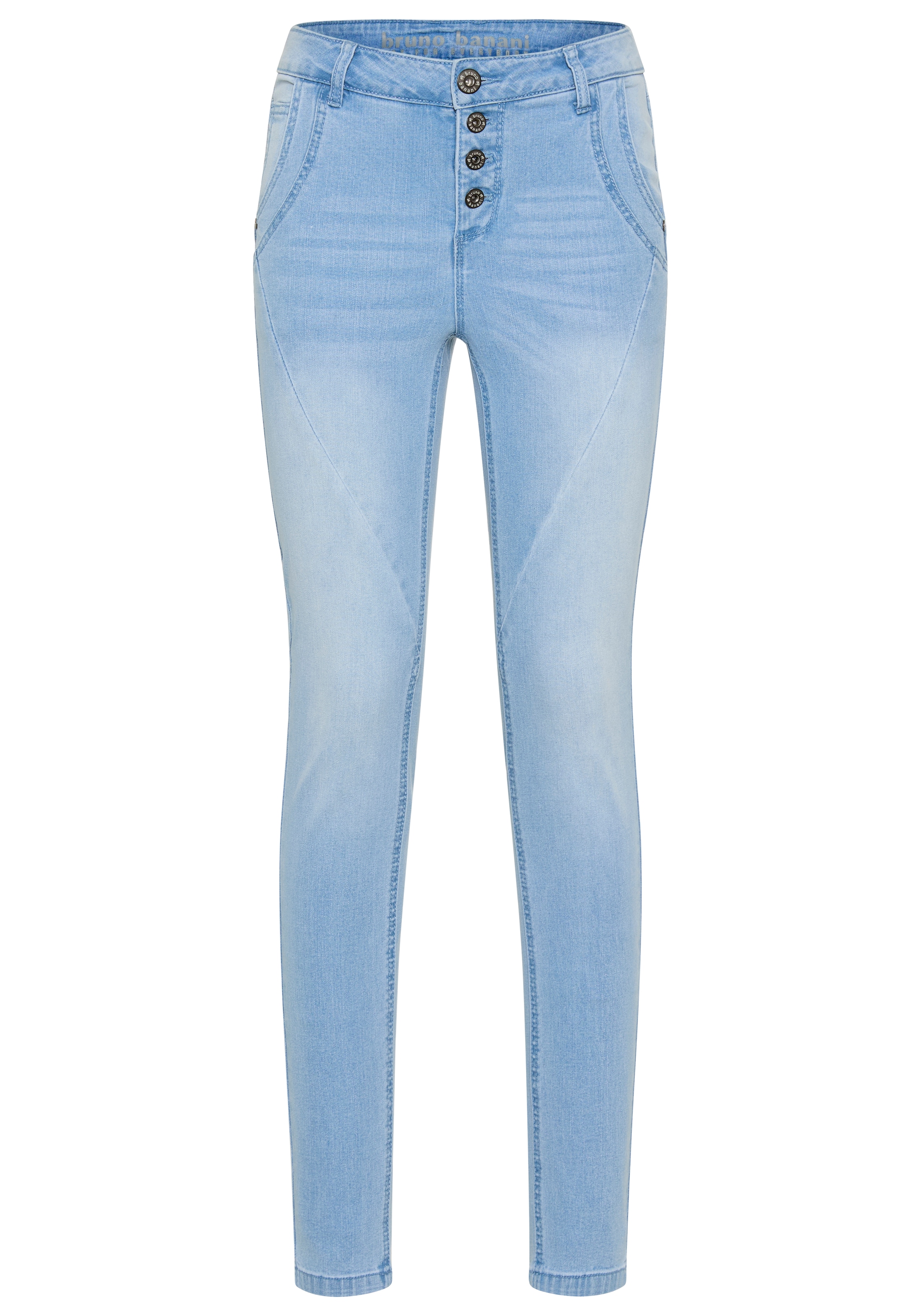 Bruno Banani Skinny-fit-Jeans extraenger Schnitt, normale Leibhöhe, mit Gesäß- und Eingrifftaschen