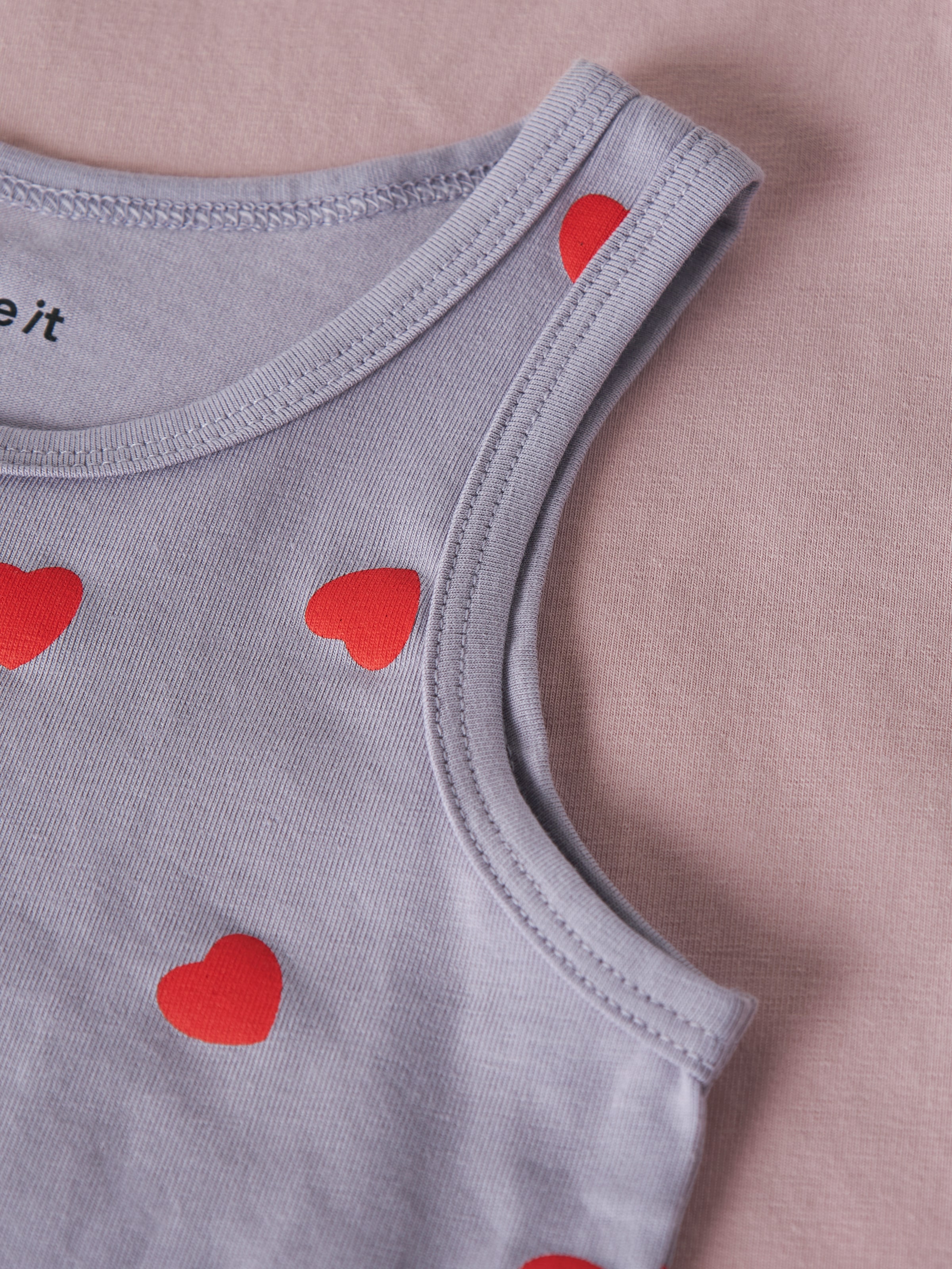 Name It Unterhemd »NMFTANK TOP 2P LAVENDER HEARTS NOOS« Packung, 2 Stk.