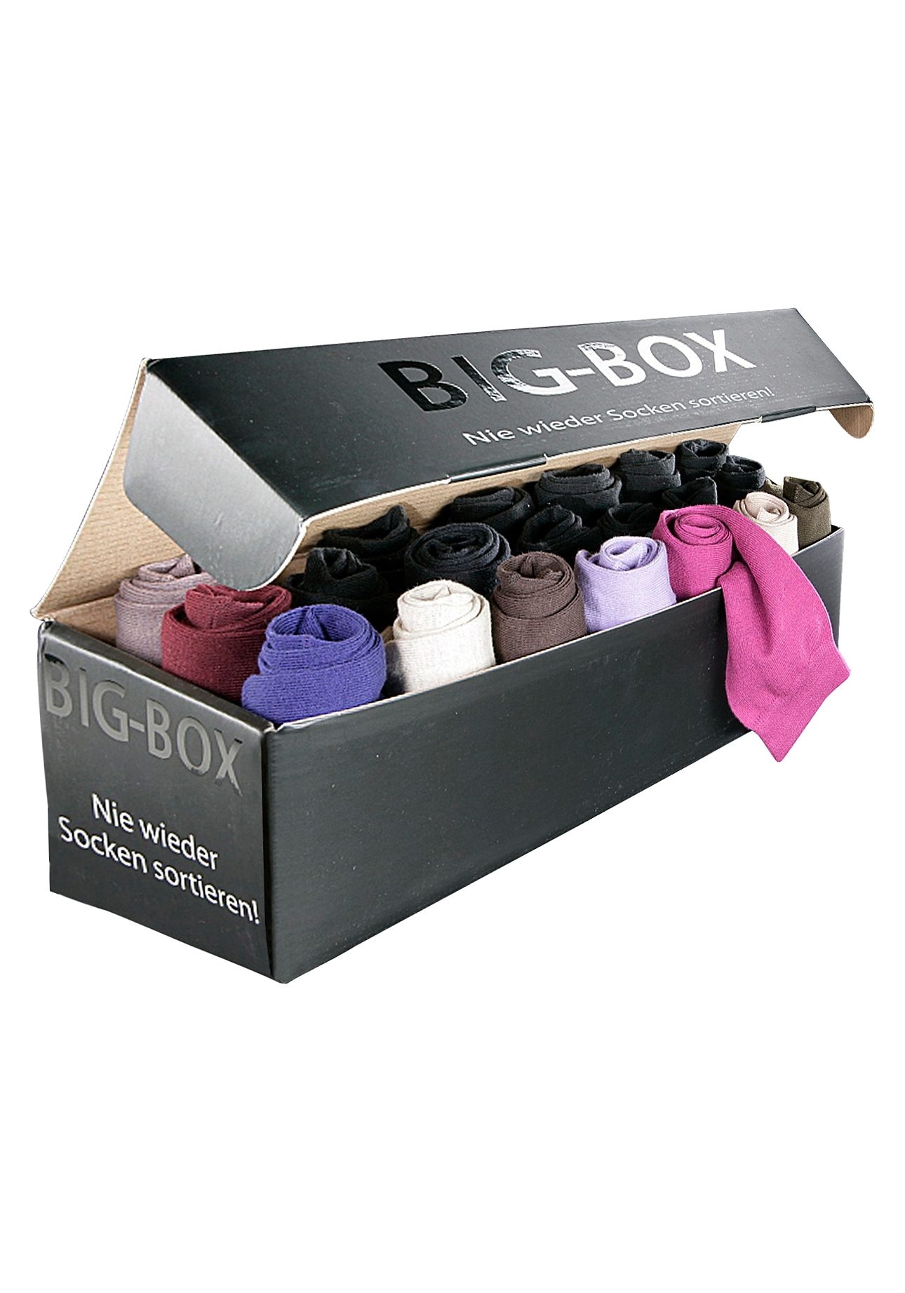 Go in Basicsocken, (Box, 20 Paar), in der großen Big-Box