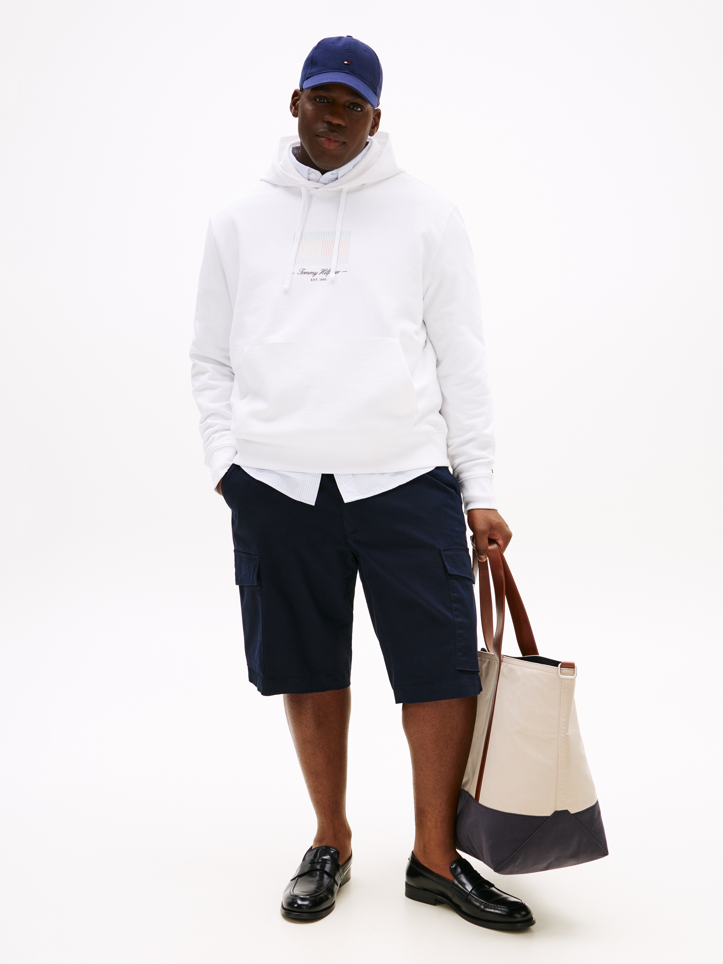 Tommy Hilfiger Big & Tall Kapuzensweatshirt »BT-ITHACA FLAG HOODIE-B«, Große Größen