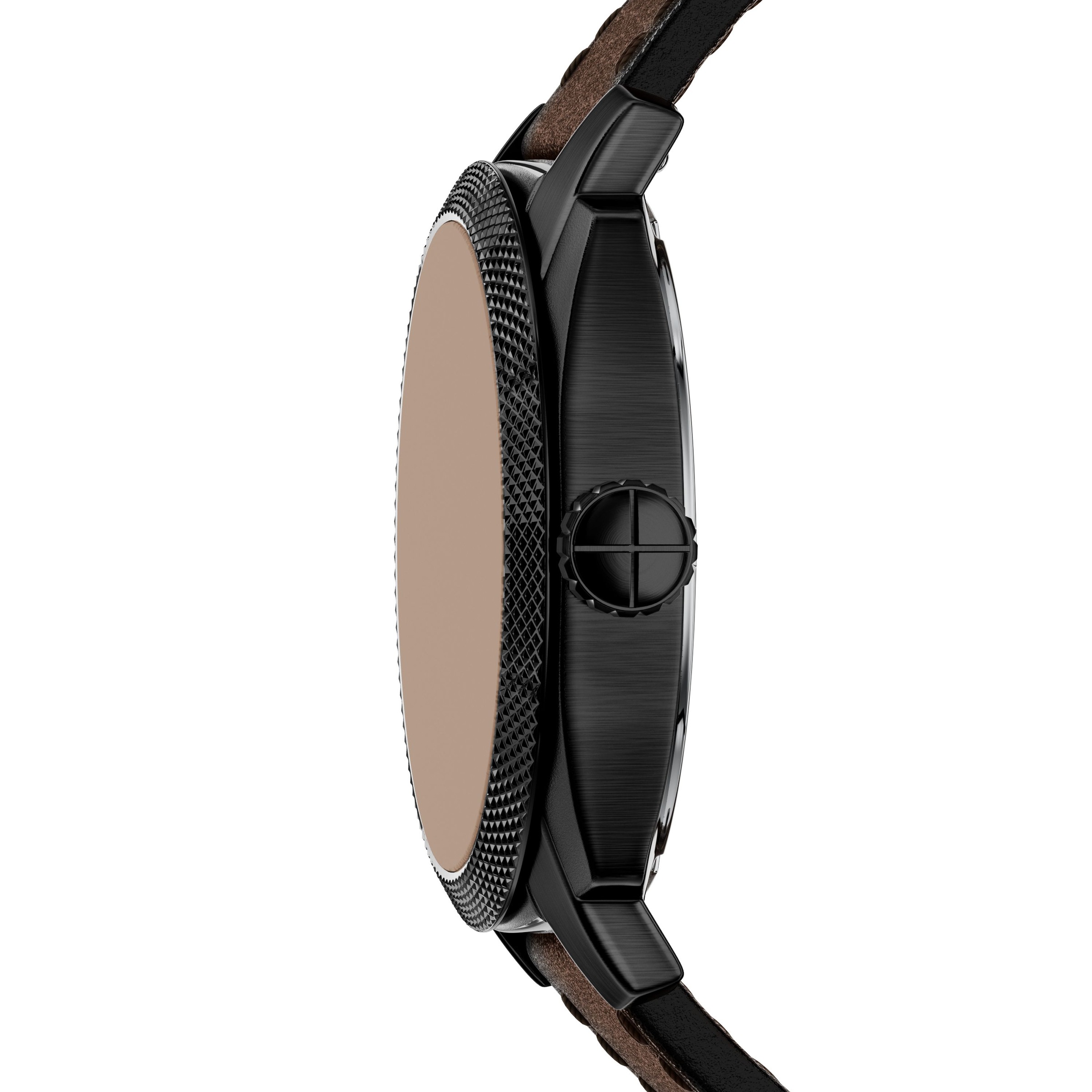 Fossil Quarzuhr »Machine« Armbanduhr, Lederarmband, analog, Tag
