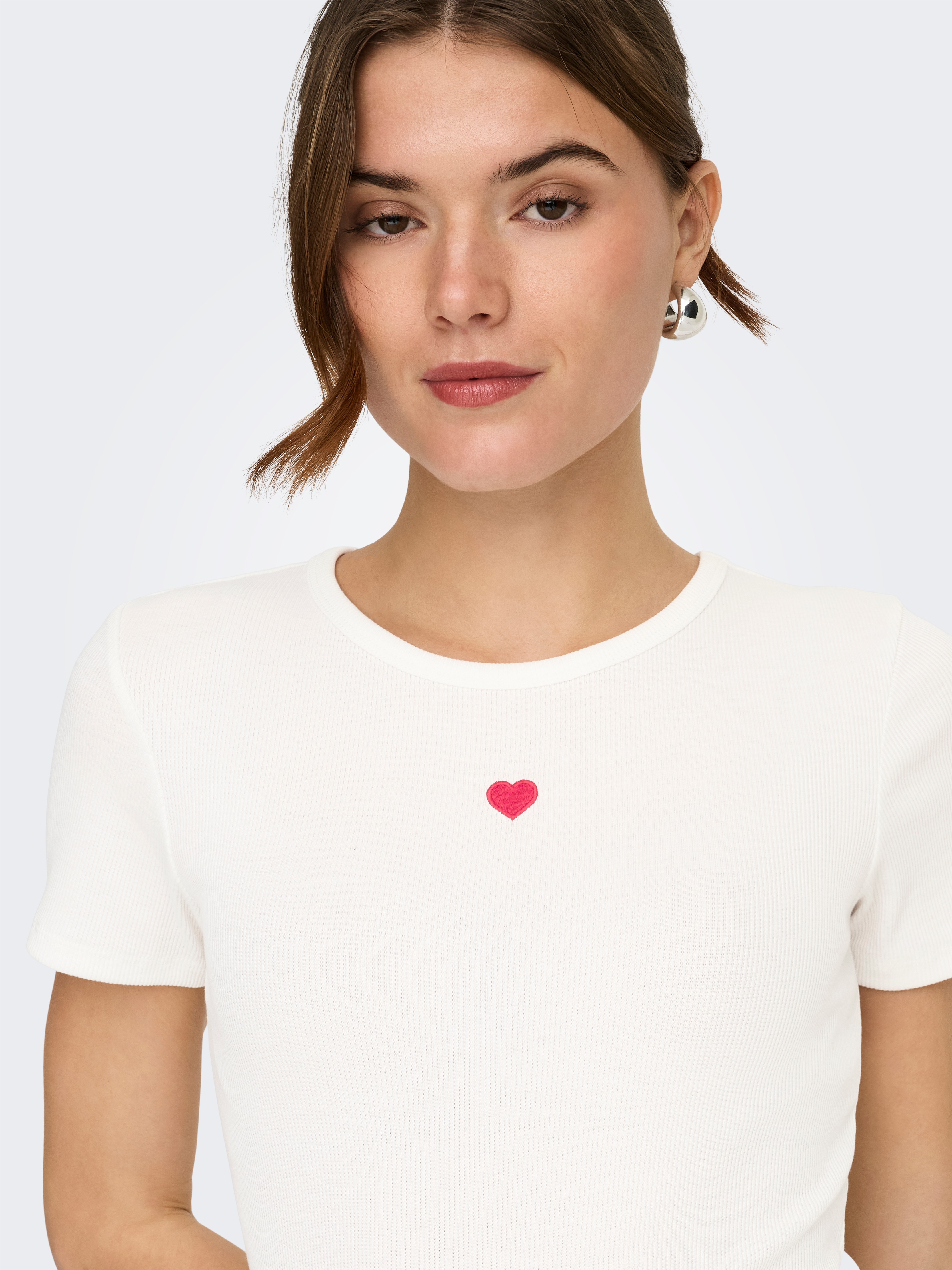 Thumbnail - ONLY Kurzarmshirt "ONLELVA JUNE EMB S/S TEE JRS NOOS"