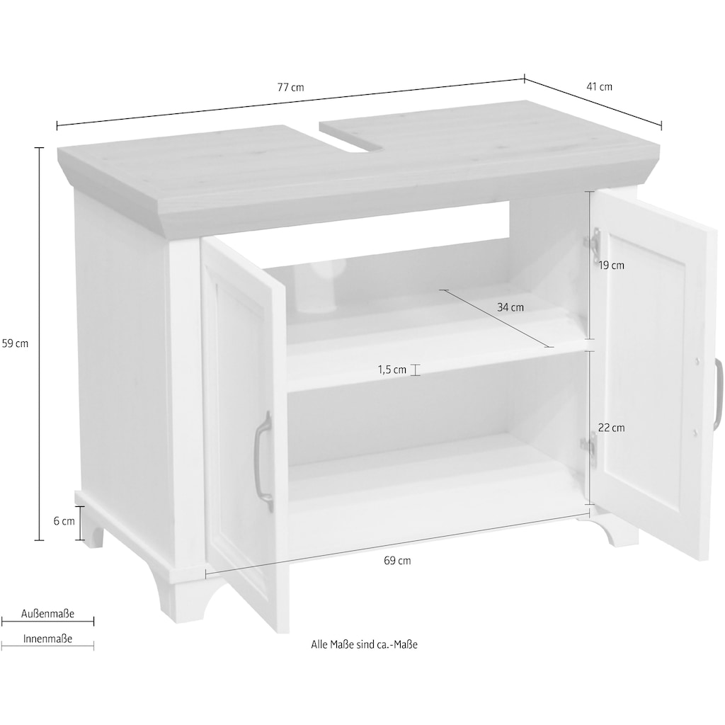 Mäusbacher Waschbeckenunterschrank »Mali, Breite 68 cm«