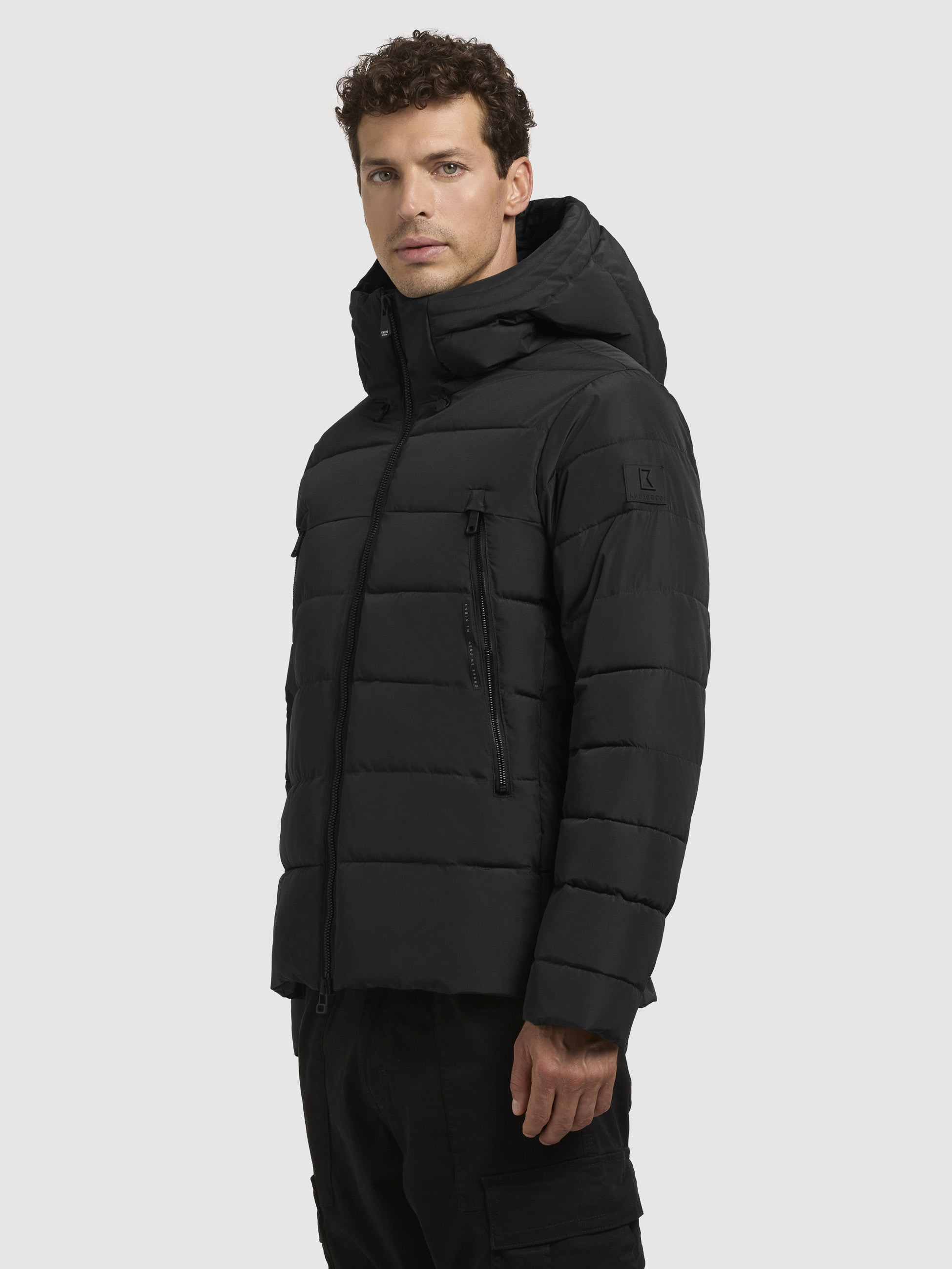 khujo Steppjacke »WOU«, mit Kapuze