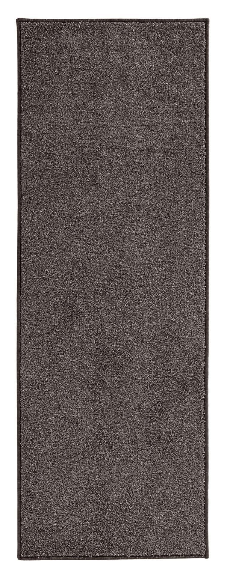 HANSE Home Teppich »Pure 100 Kurzflor«, rechteckig, 13 mm Höhe, Kurzflor, uni, umkettelt, Läufer, Wohnzimmer, Kinderzimmer, Flur