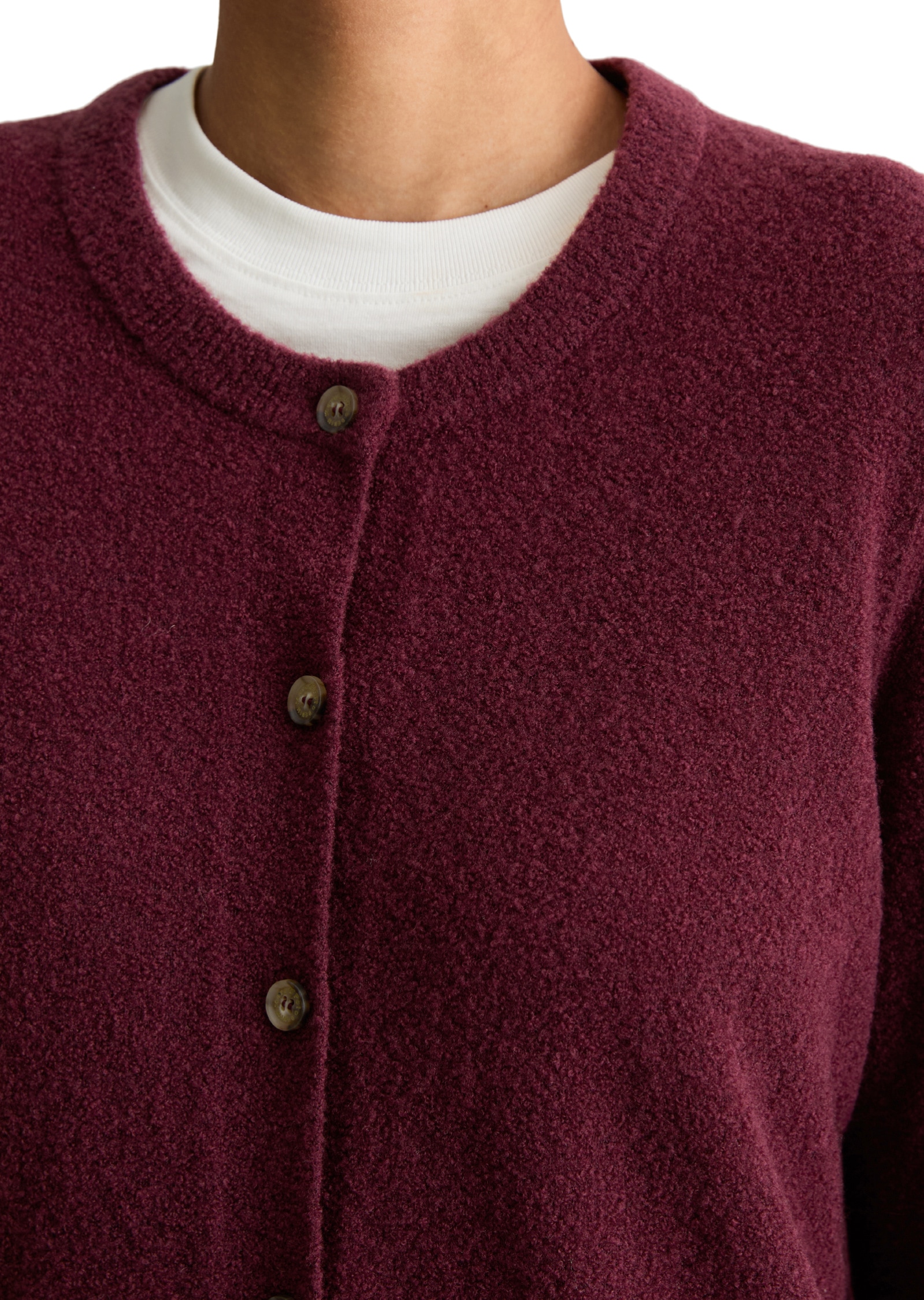 Marc O'Polo DENIM Cardigan »aus Bouclé-Garn«
