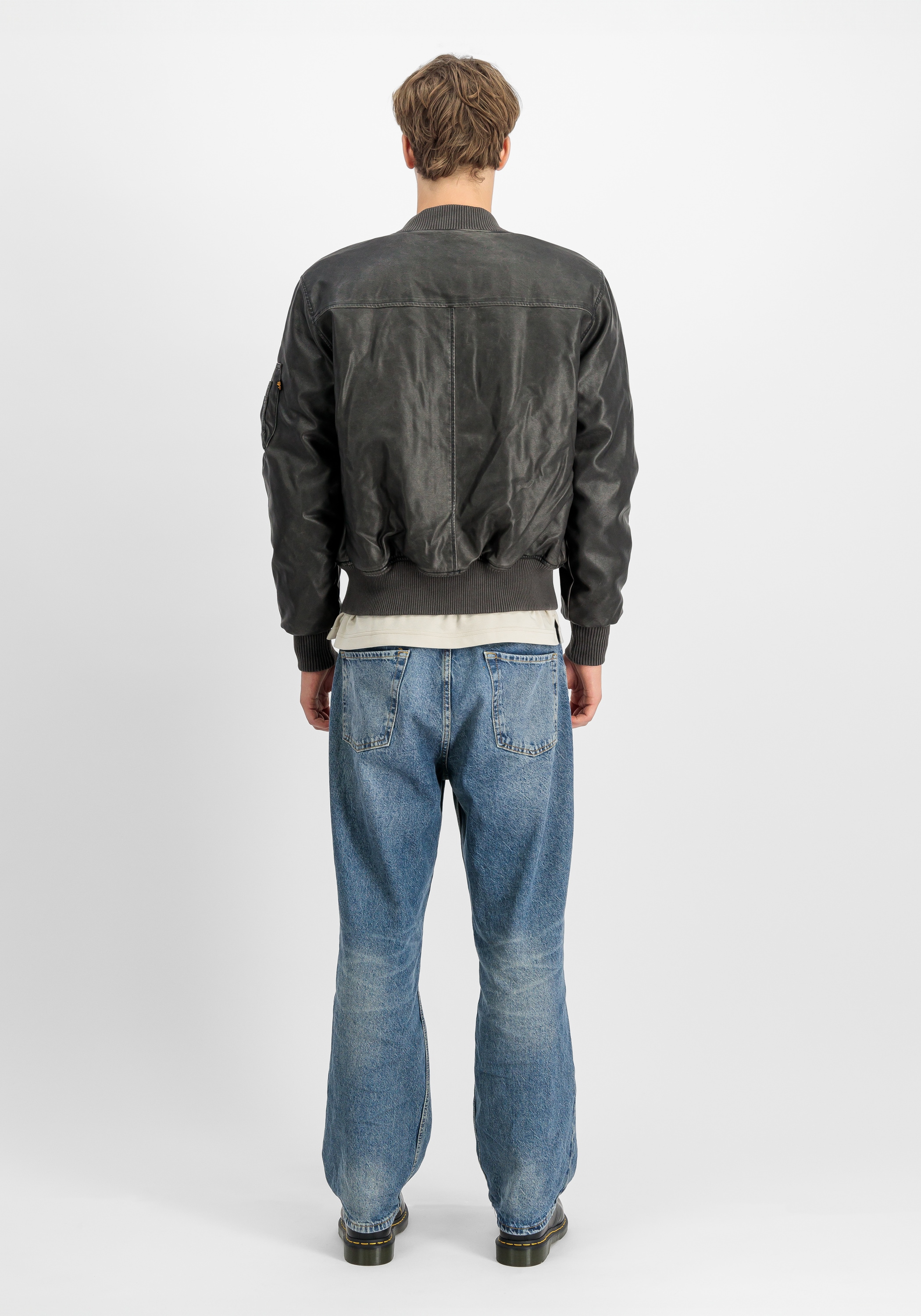 Alpha Industries Bomberjacke »Alpha Industries Men - Bomber Jackets MA-1 Faux Leather Vintage«