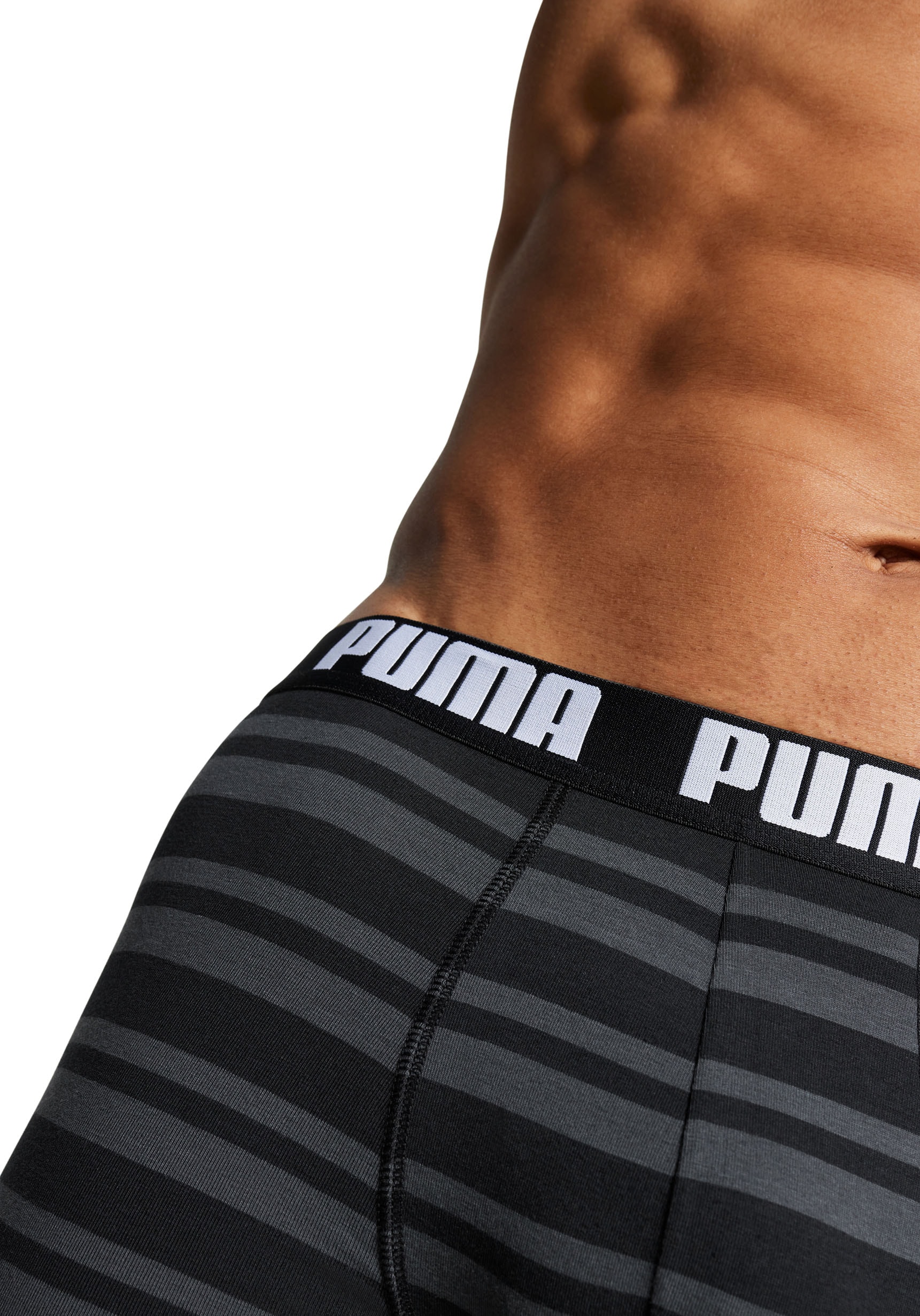 PUMA Boxer, (Packung, 2er-Pack), mit Logo Webbund