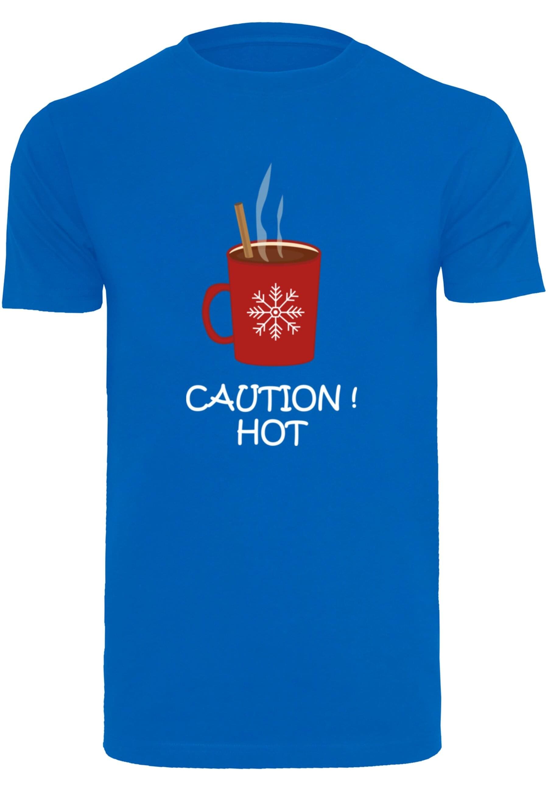 Merchcode T-Shirt "Merchcode Herren Caution Hot T-Shirt Round Neck" günstig online kaufen