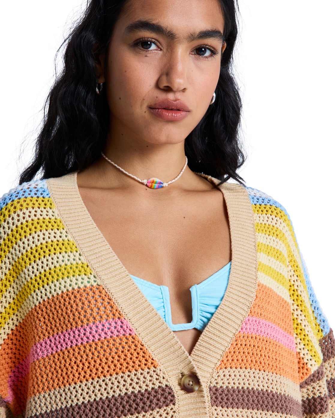 Roxy Fleecepullover »Cosmic Coast Stripes«
