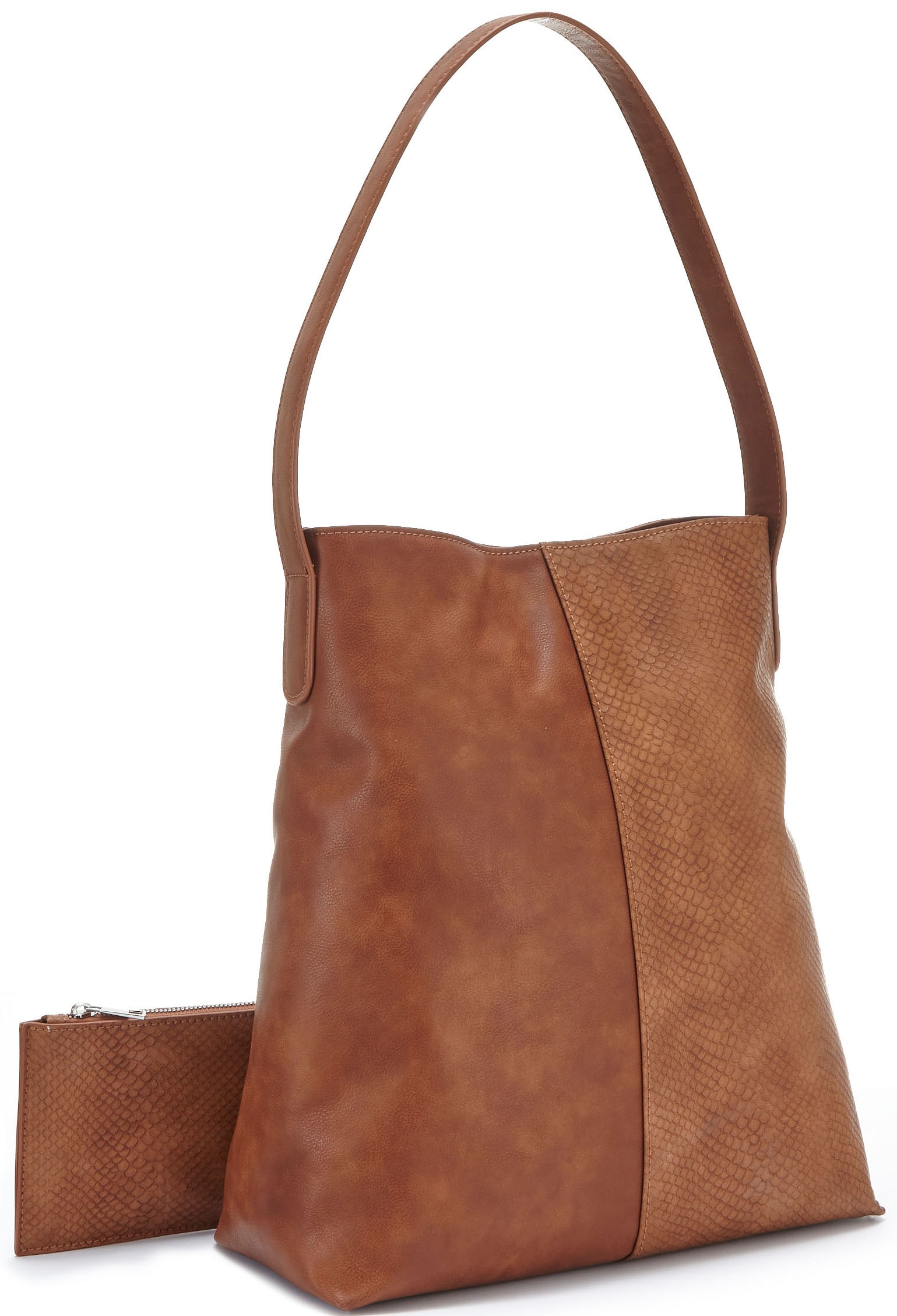 Vivance Shopper "Schultertasche, Handtasche, Einkaufstasche, Damentasche" mit kleiner herausnehmbarer Innentasche VEGAN