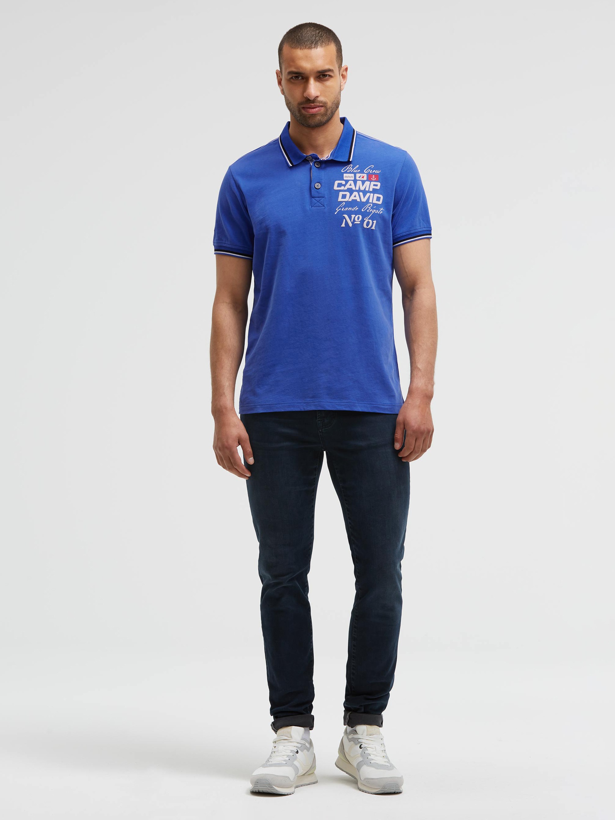 CAMP DAVID Poloshirt aus Baumwolle