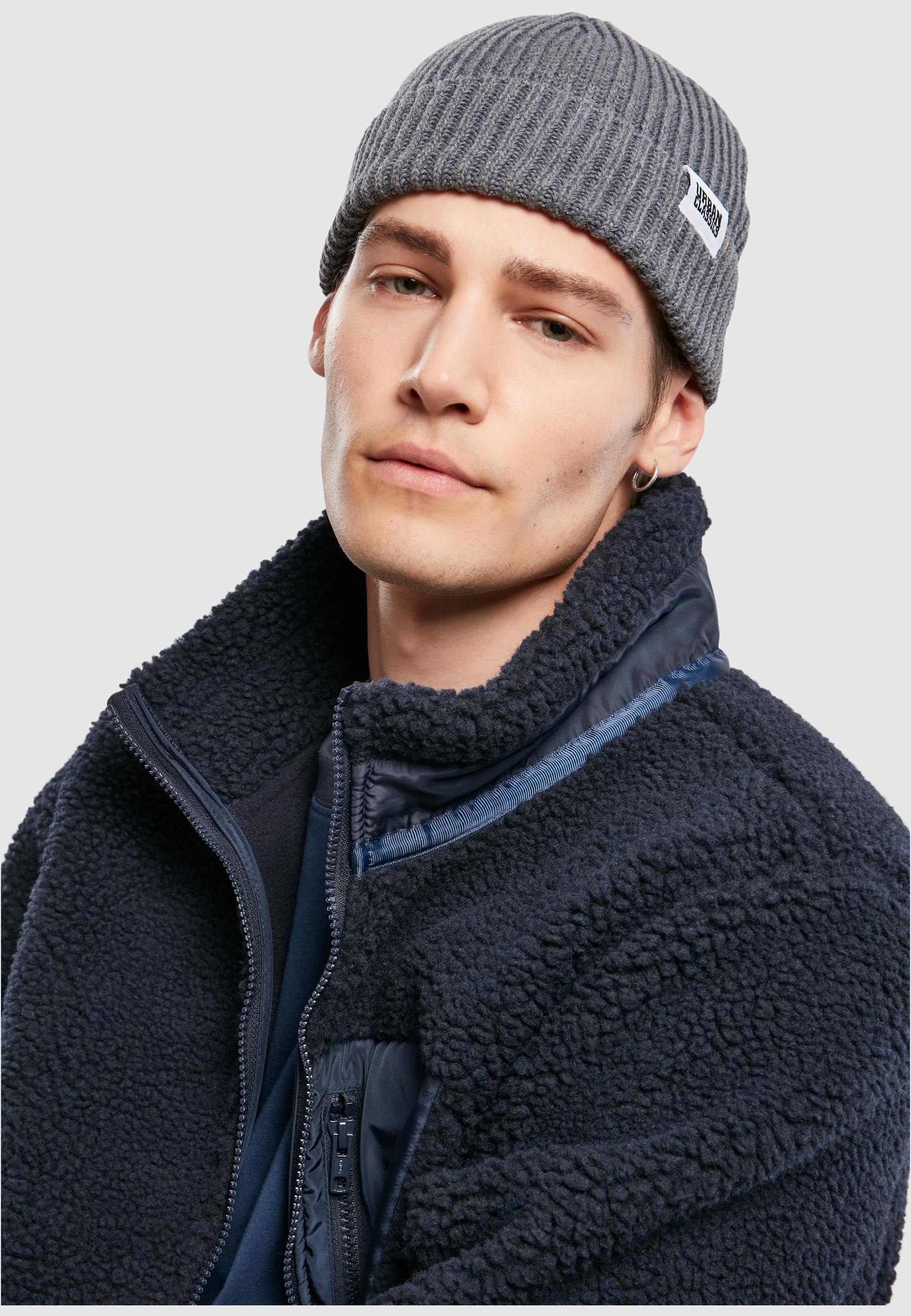 URBAN CLASSICS Winterjacke »Urban Classics Herren Sherpa Jacket«, (1 St.), ohne Kapuze