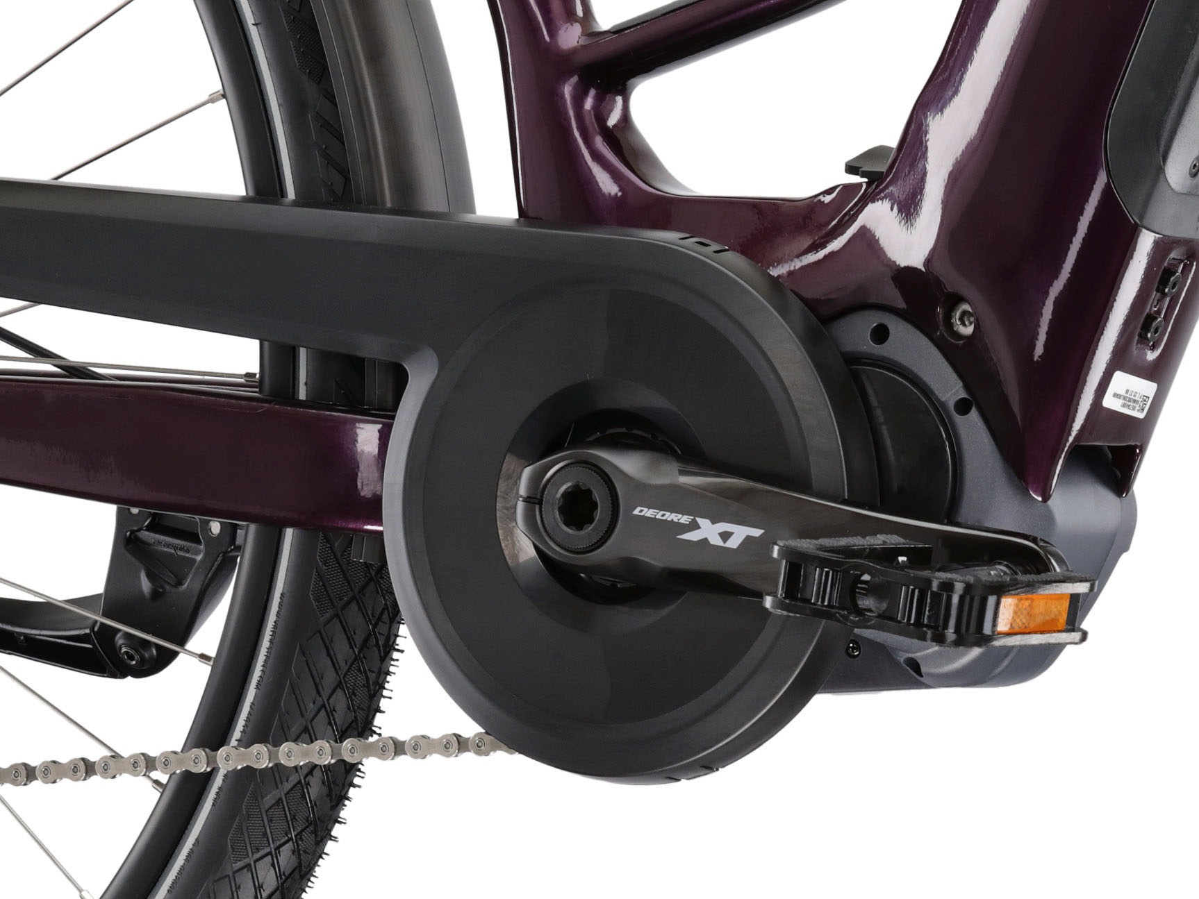 Kross E-Bike »E-Trekkingrad Trans Hybrid Prestige 630 28 Zoll lila«, 11 Gang, Shimano, DEORE XT DI2 M8050, Mittelmotor 250 W