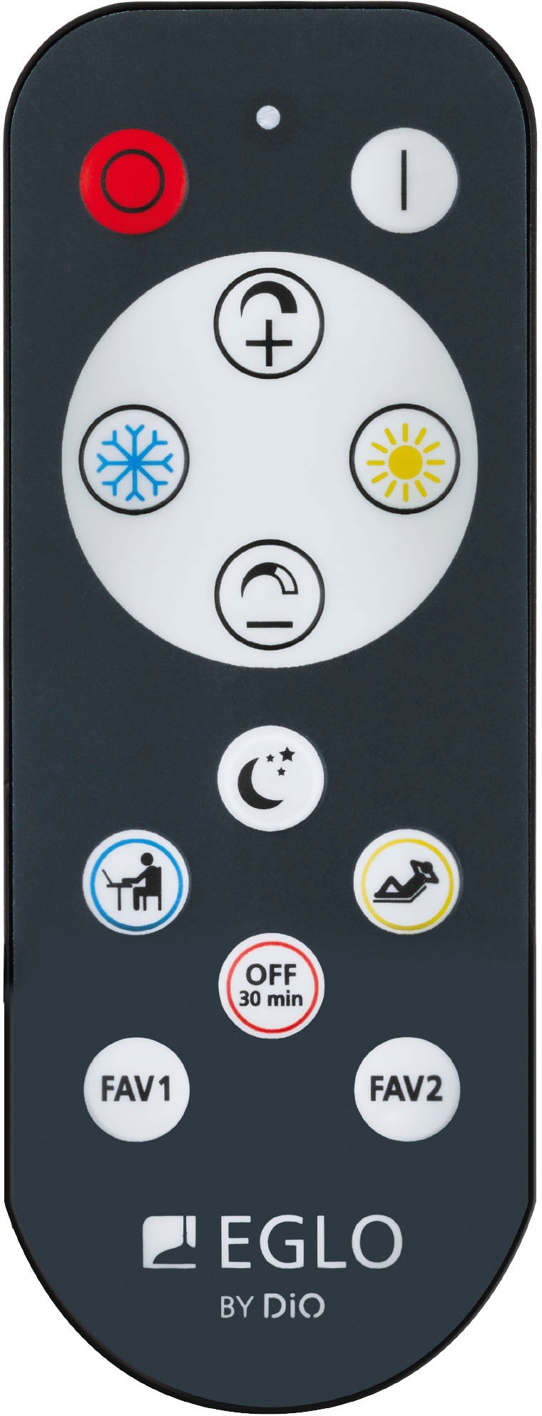 EGLO Deckenleuchte »SIBERIA« LED-Modul 1 Stk. warmweiß - kaltweiß Deckenleuchte in schwarz aus Stahl - 34W - warmweiß - kaltweiß