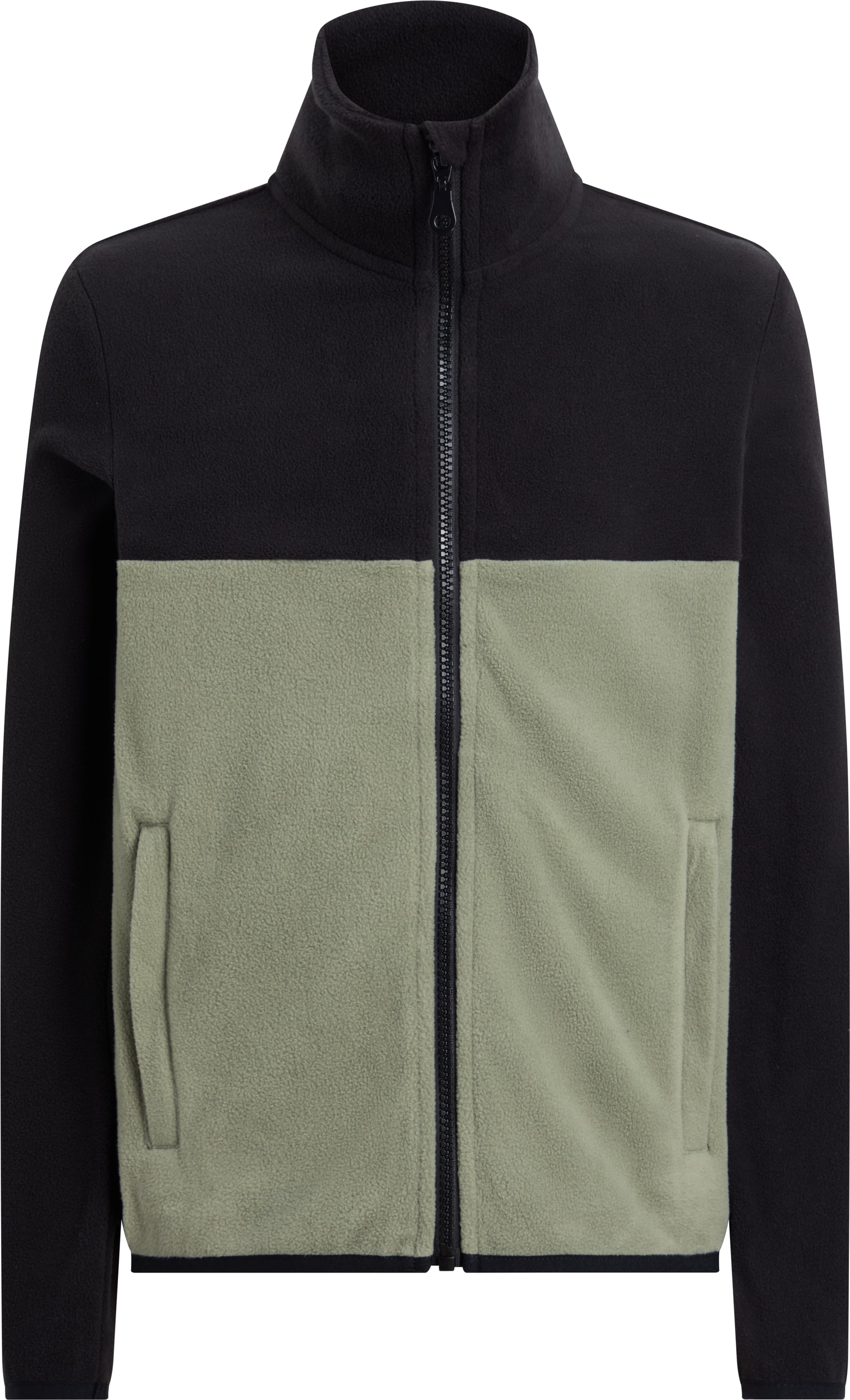 McKINLEY Fleecejacke »JU.-UNTERJACKE AMARO FZ FL B« Colorblocking Look, Reißverschlusstaschen