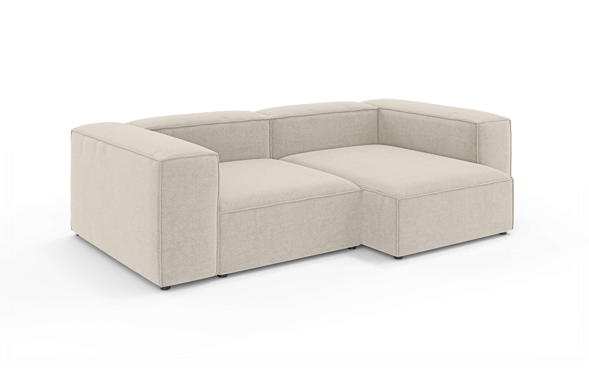INOSIGN Ecksofa »XL HAILY L-Form, Modularsofa extra tief, Maße B/T/H: 260/160/72 cm«, als Modul oder separat verwendbar, für individuelle Zusammenstellung
