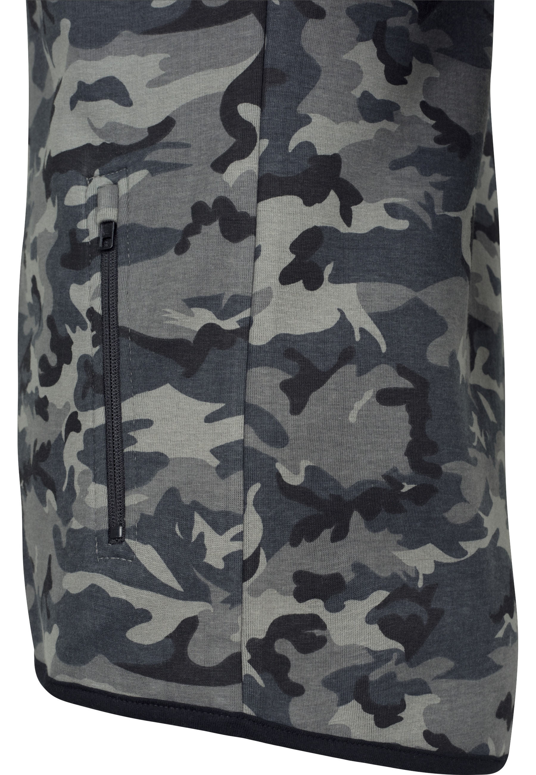 URBAN CLASSICS Langmantel »Urban Classics Herren Interlock Camo Zip Jacket«
