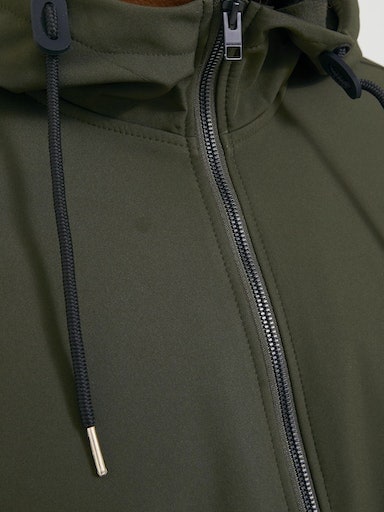 Jack & Jones PlusSize Softshelljacke "JJEBASIC mit Kapuze und wasserabweise günstig online kaufen